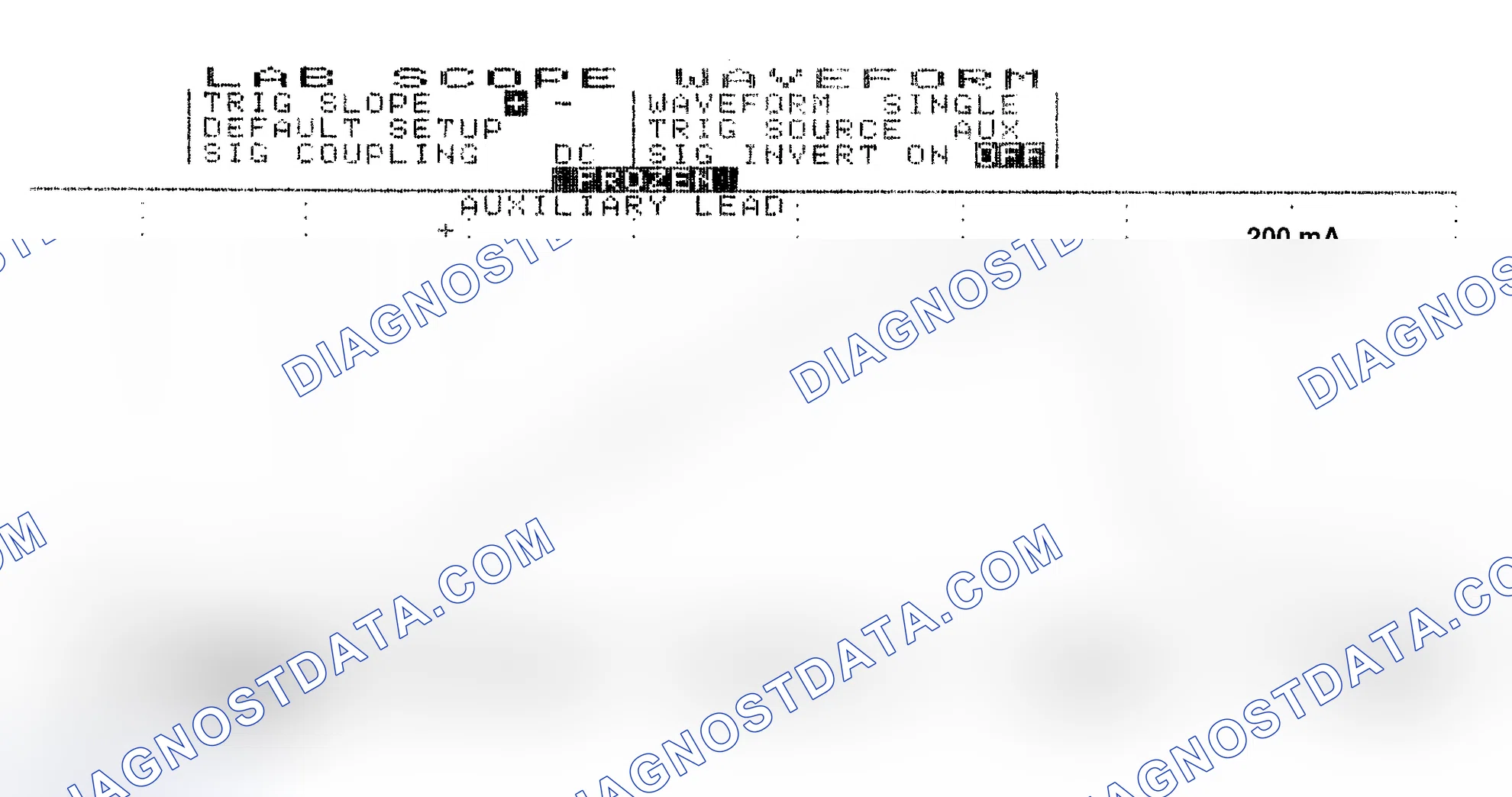 Scheme 13: Single Injector w/Normal Current Flow - Current Pattern