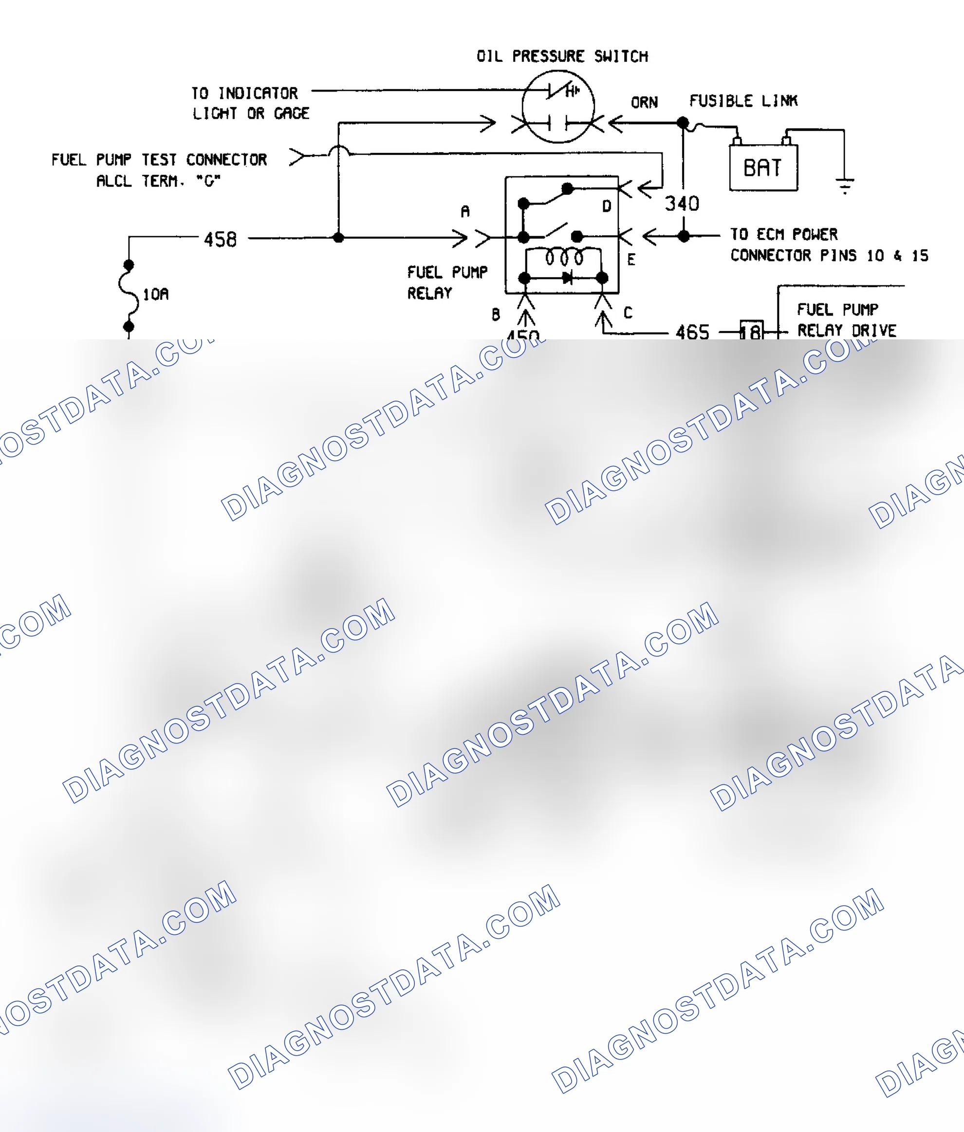 Scheme 246: Fuel Injection Schematic For Charts 4 & 5 (2.0L)