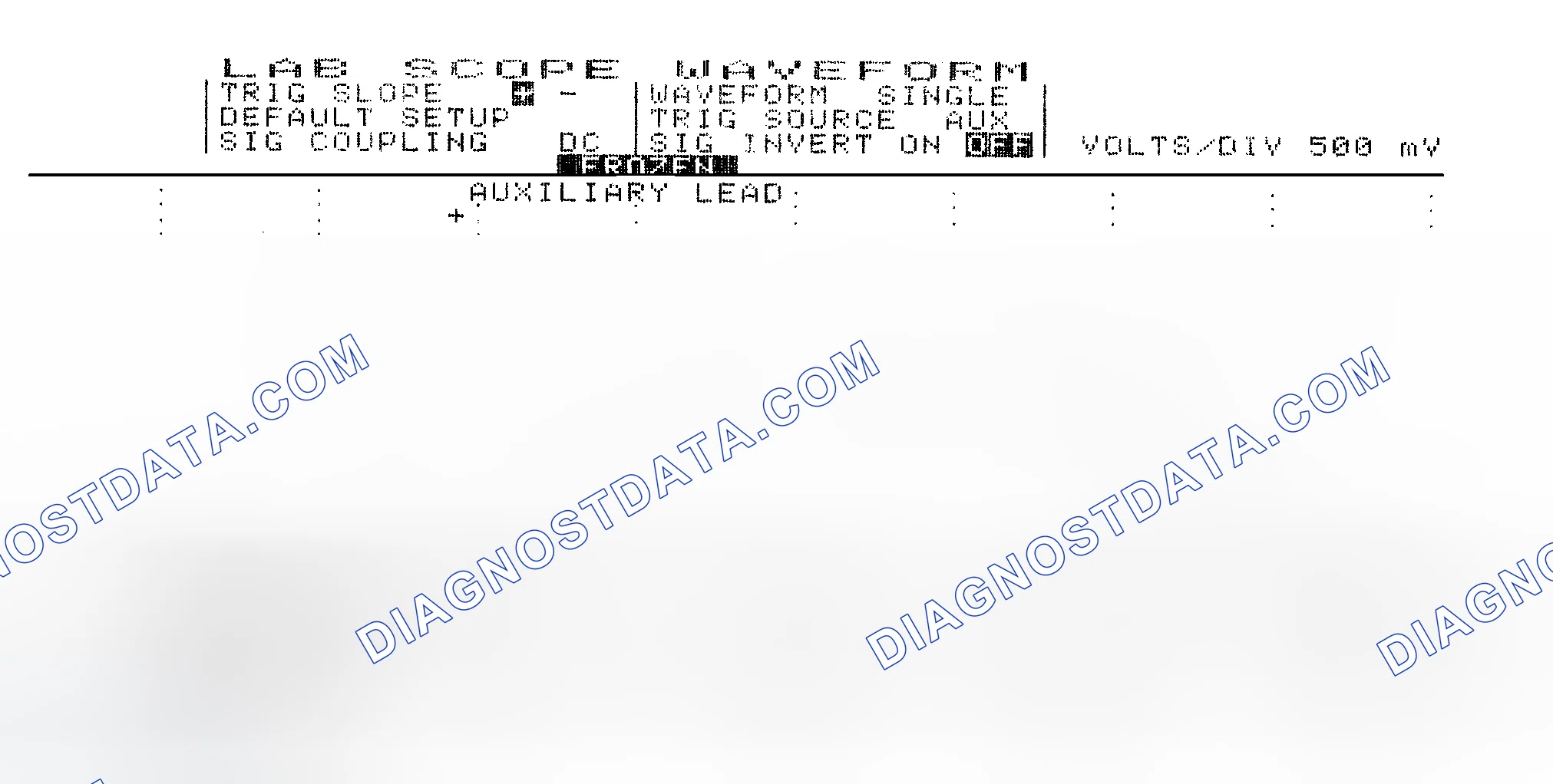 Scheme 14: Single Injector w/Excessive Current Flow - Current Pattern