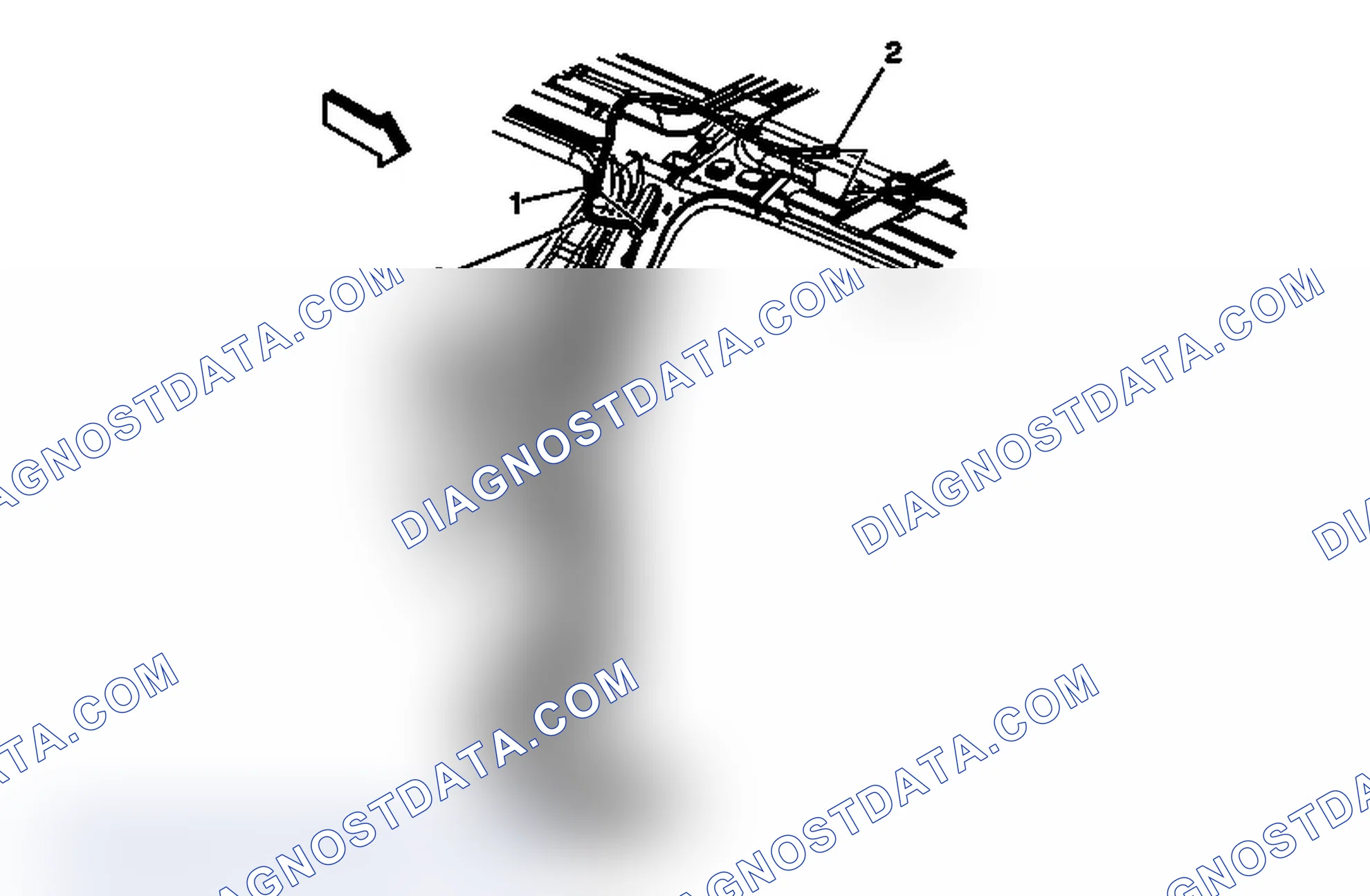 Scheme 9: Sunroof Housing Rear Drain Hose Replacement (Yukon XL/Denali/Suburban)