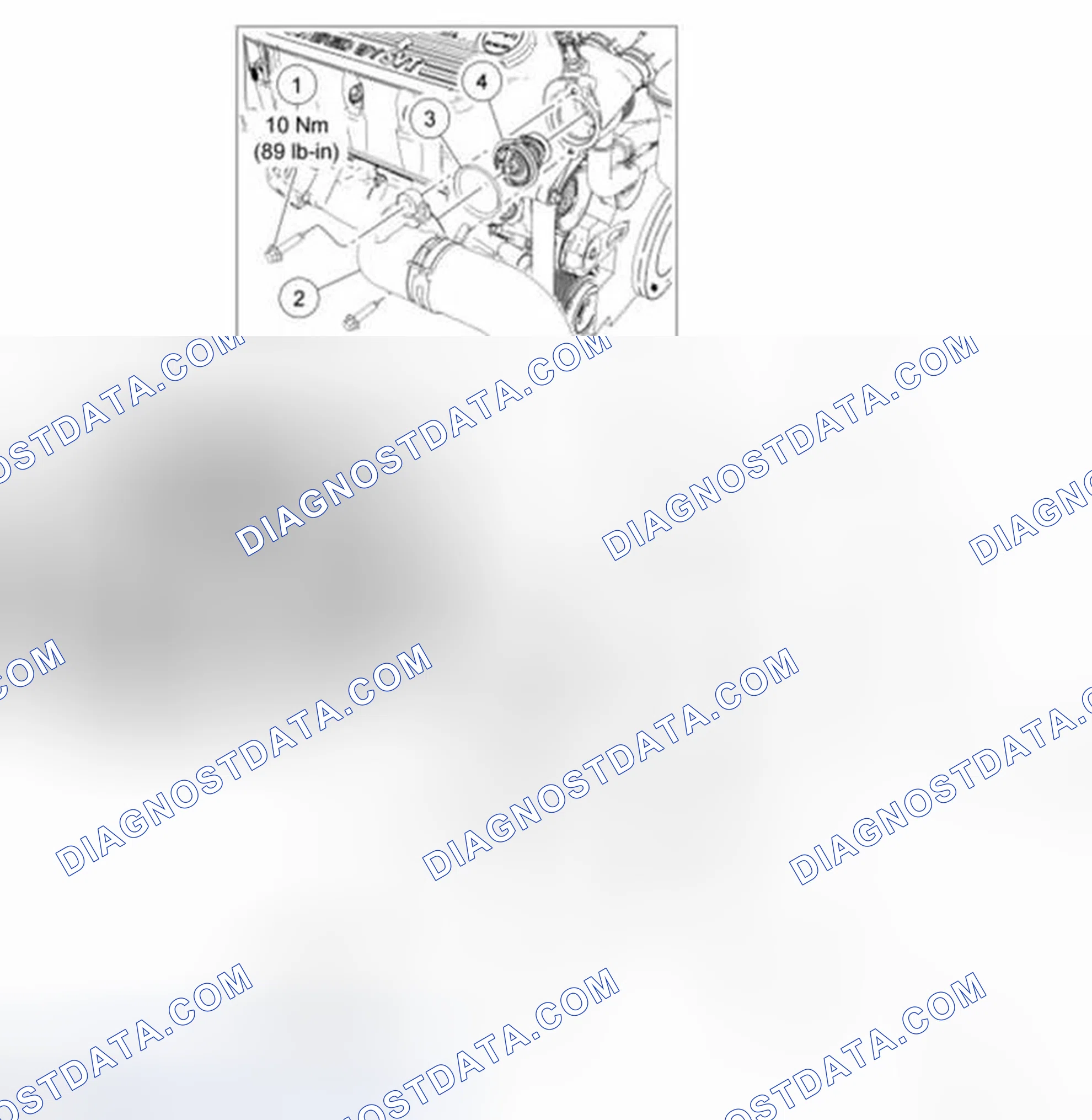 Scheme 7: Thermostat and Thermostat Housing - 5.8L (4V)