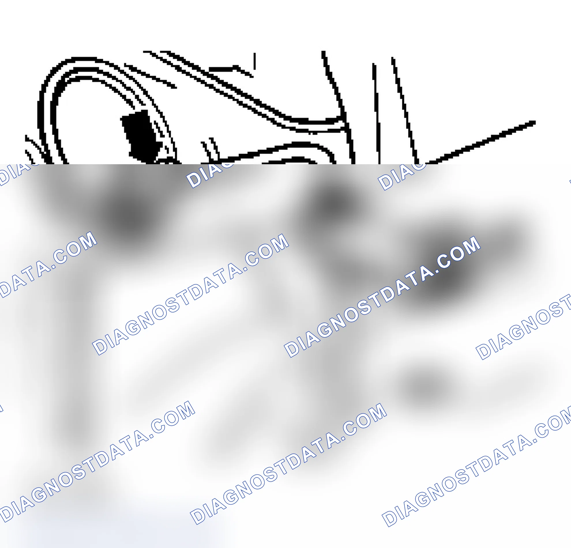Scheme 3: Separation point of brake line, hydraulic unit - right front brake caliper