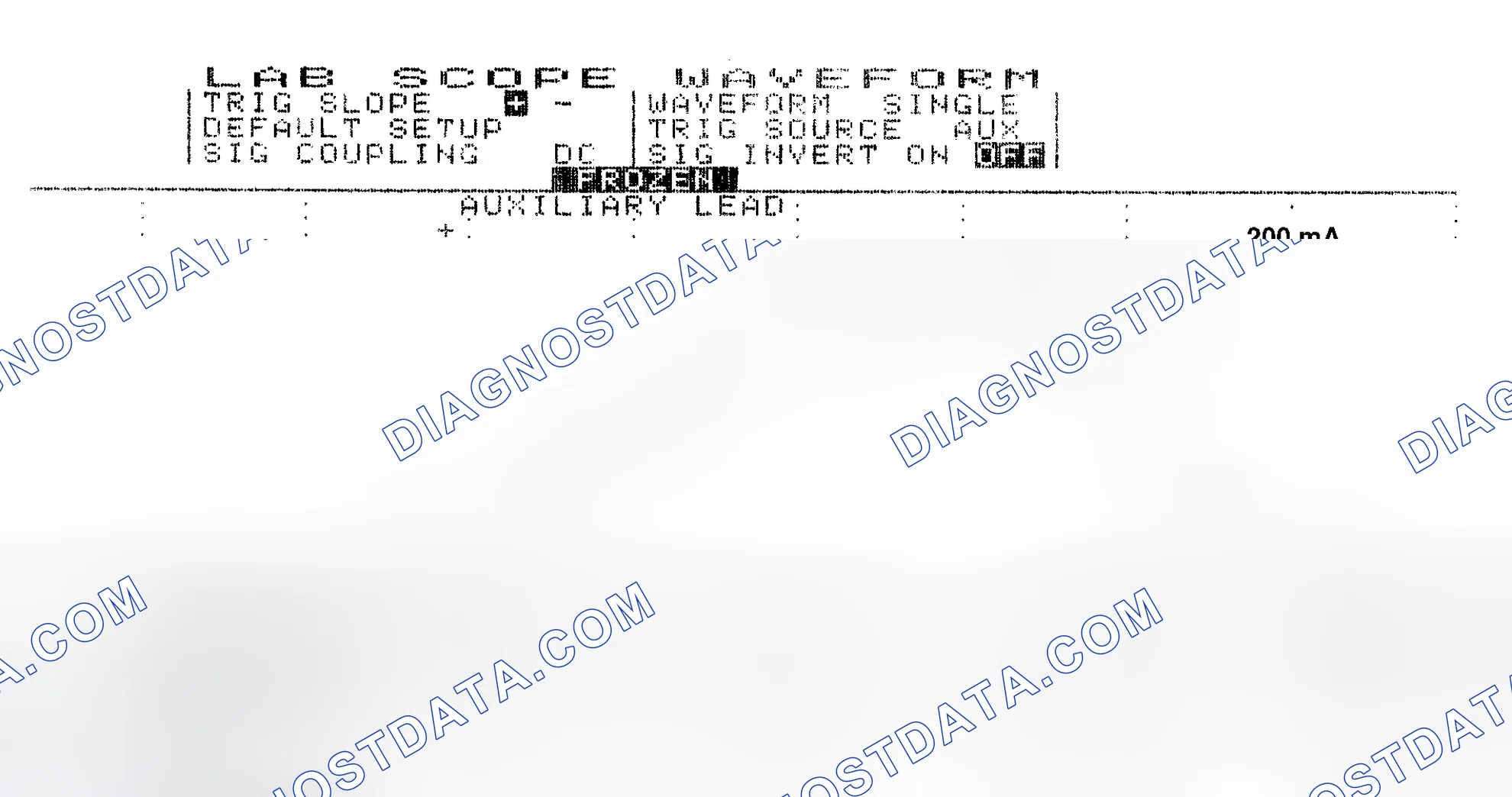 Scheme 13: Single Injector w/Normal Current Flow - Current Pattern