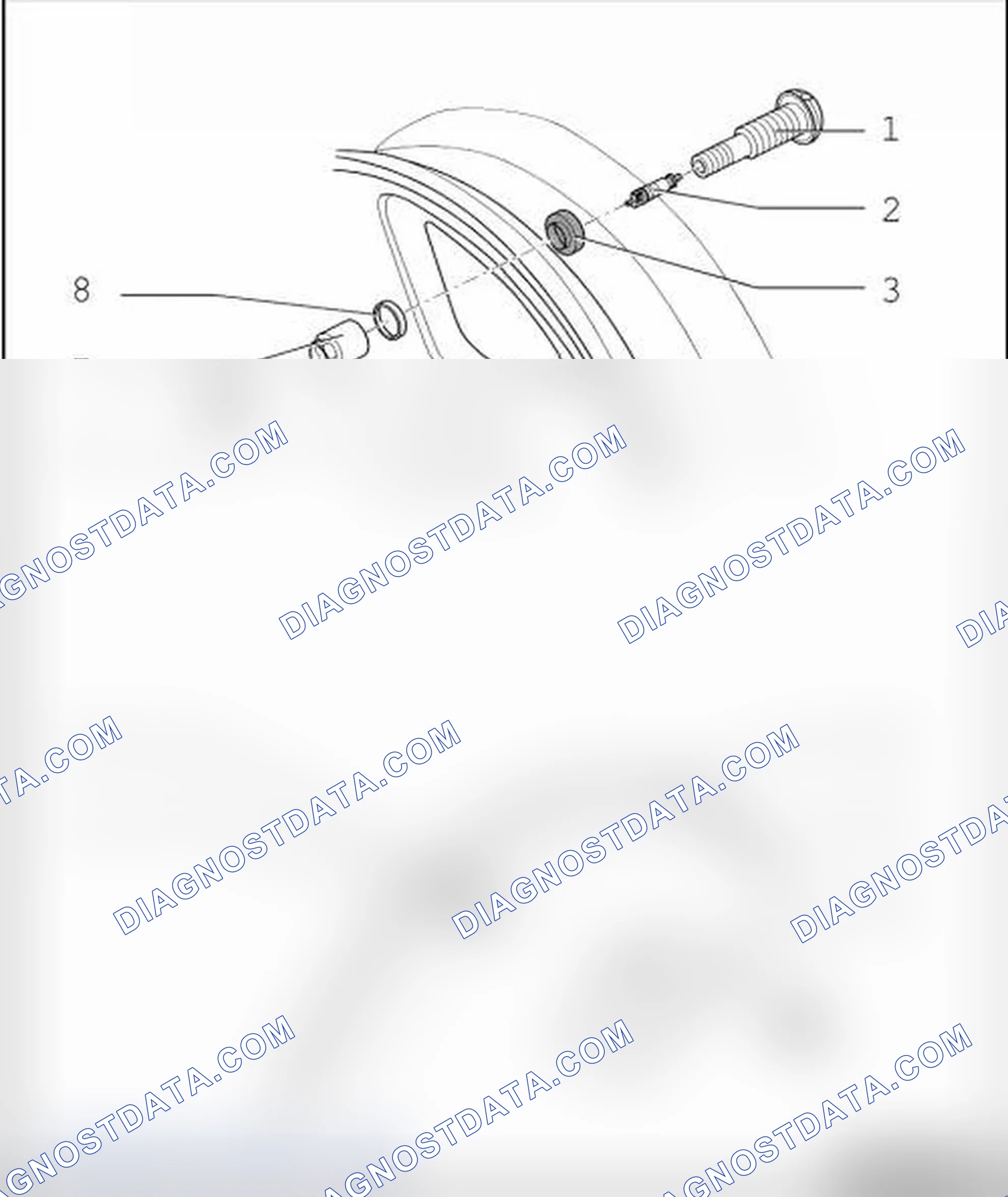 Scheme 160: TIRE PRESSURE MONITORING SYSTEM ASSEMBLY OVERVIEW