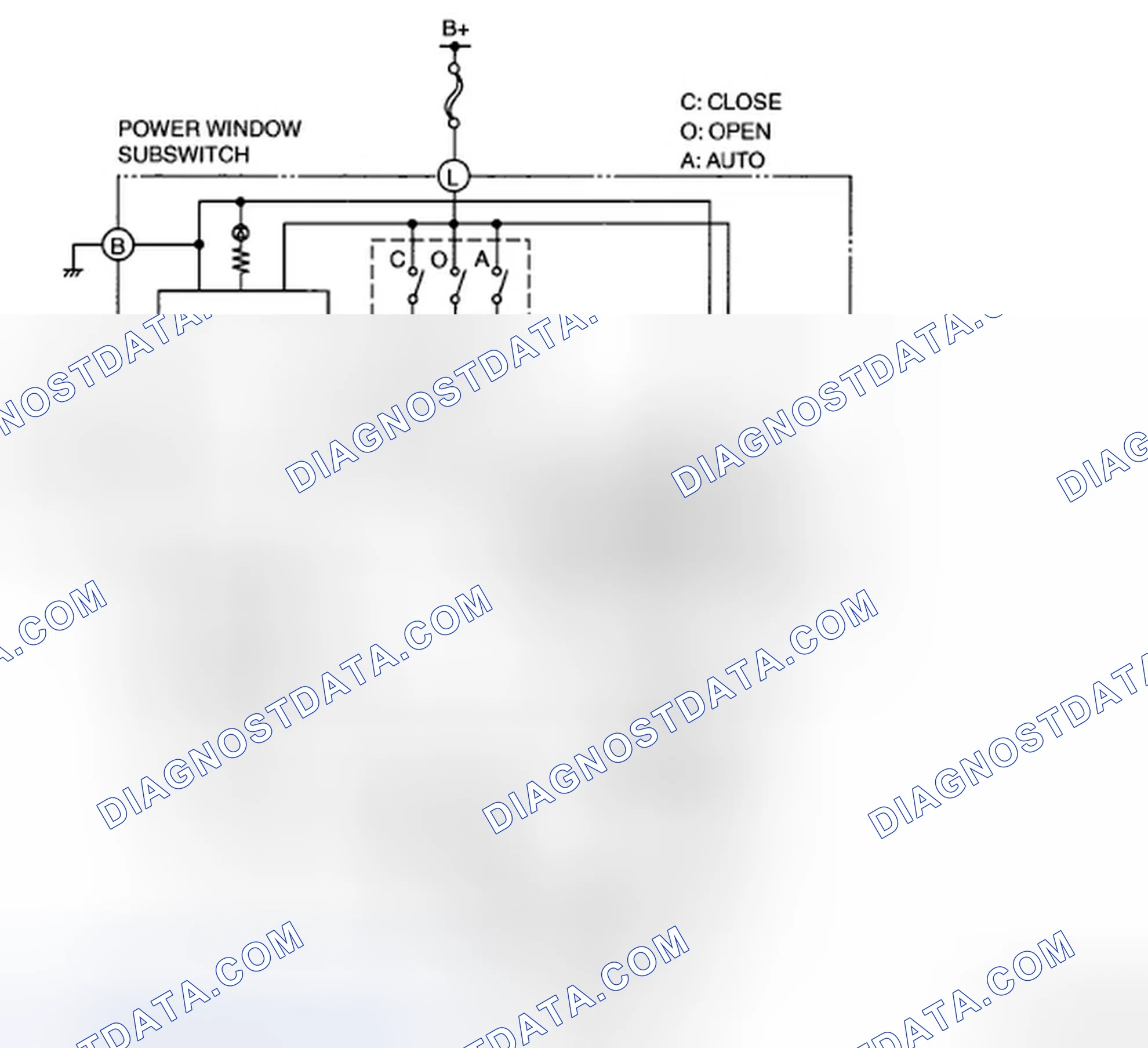 Scheme 2: Power Window Subswitch