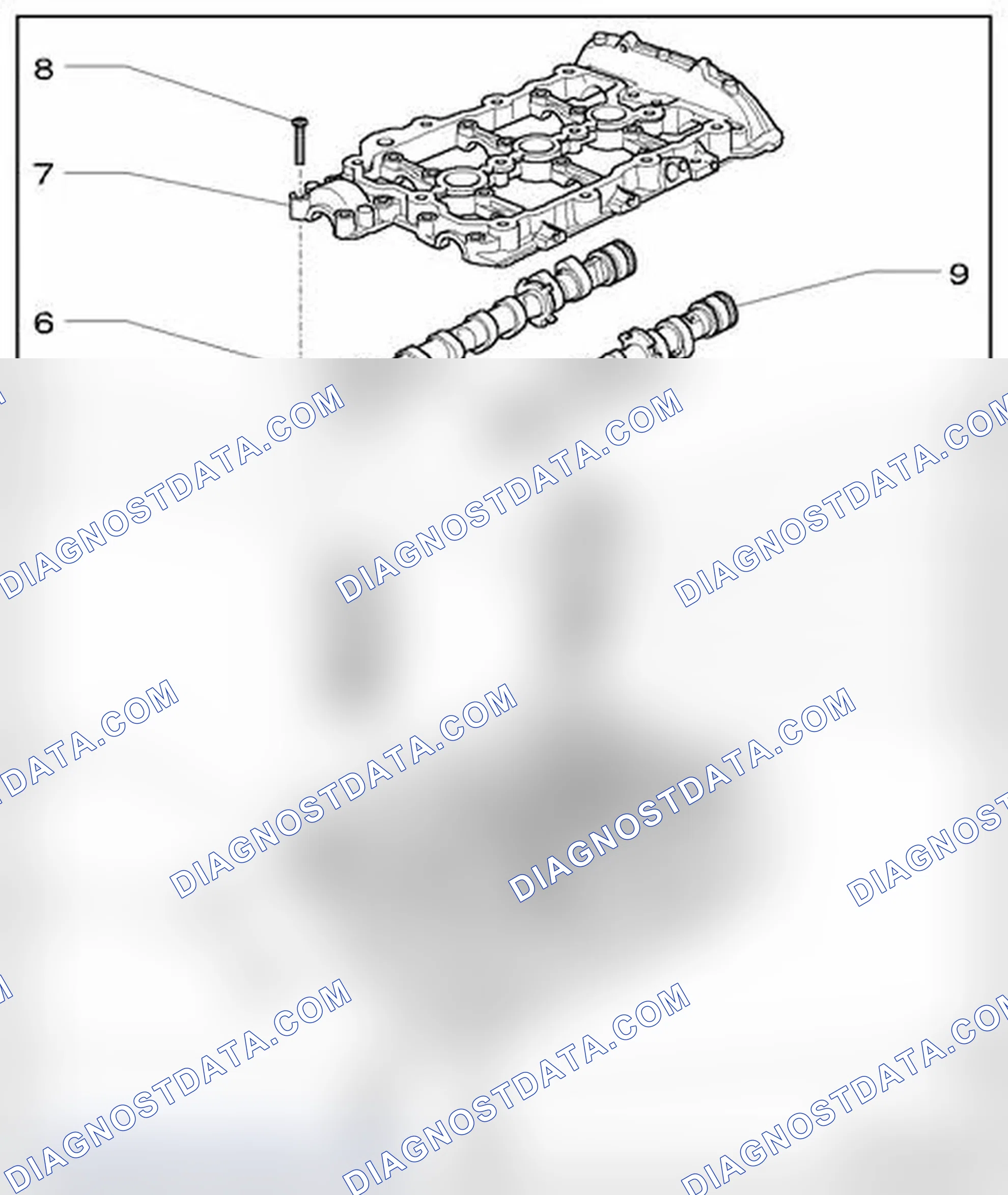 Scheme 230: Valvetrain, Component Overview