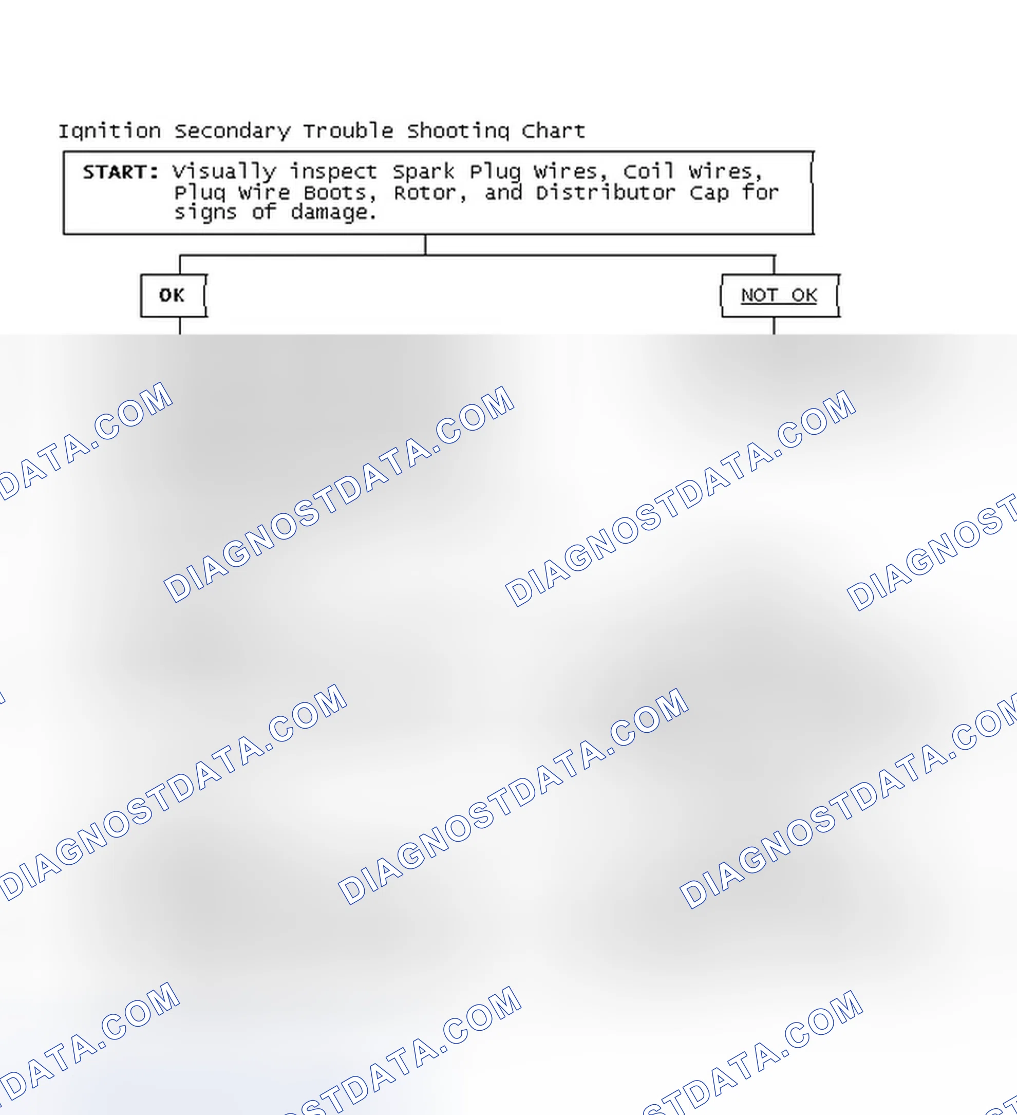 Scheme 1: Ignition Secondary Trouble Shooting Chart