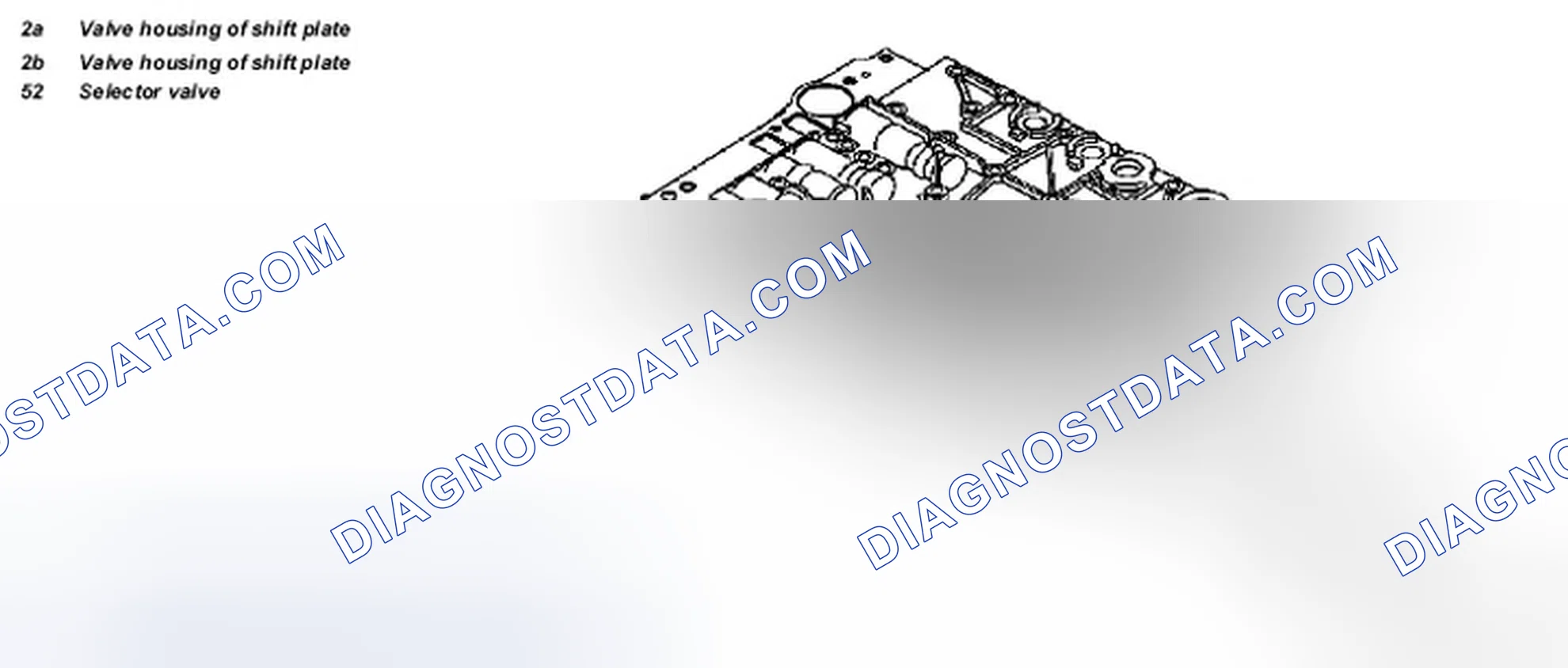 Scheme 82: Identifying Valve Housing Of Shift Plate, Selector Valve