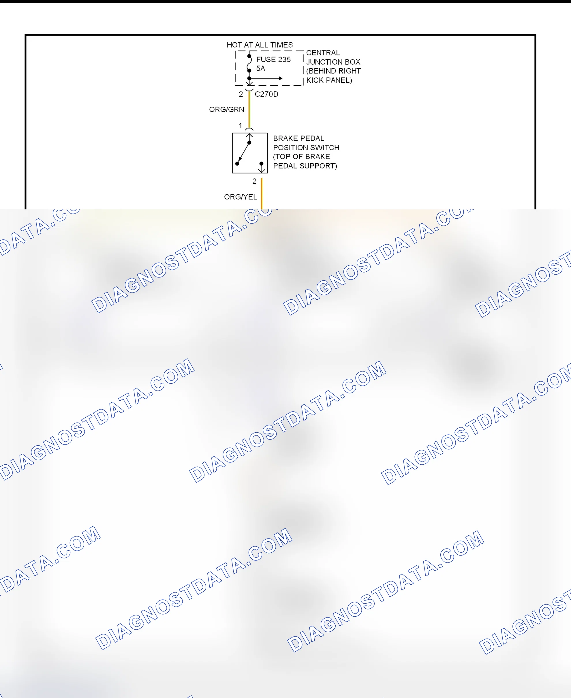 Fig. 24: Shift Interlock System Wiring Diagram (LS Without IVD)