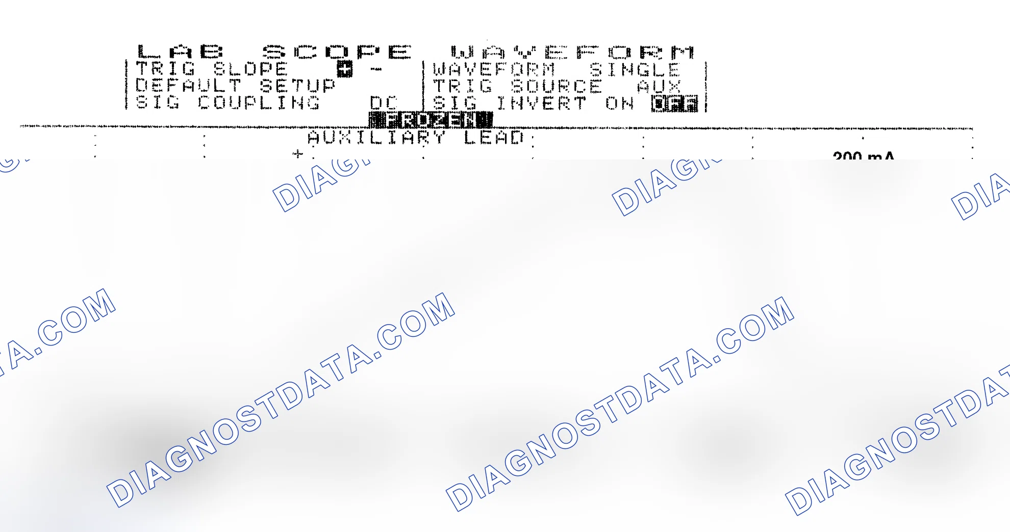 Scheme 13: Single Injector w/Normal Current Flow - Current Pattern