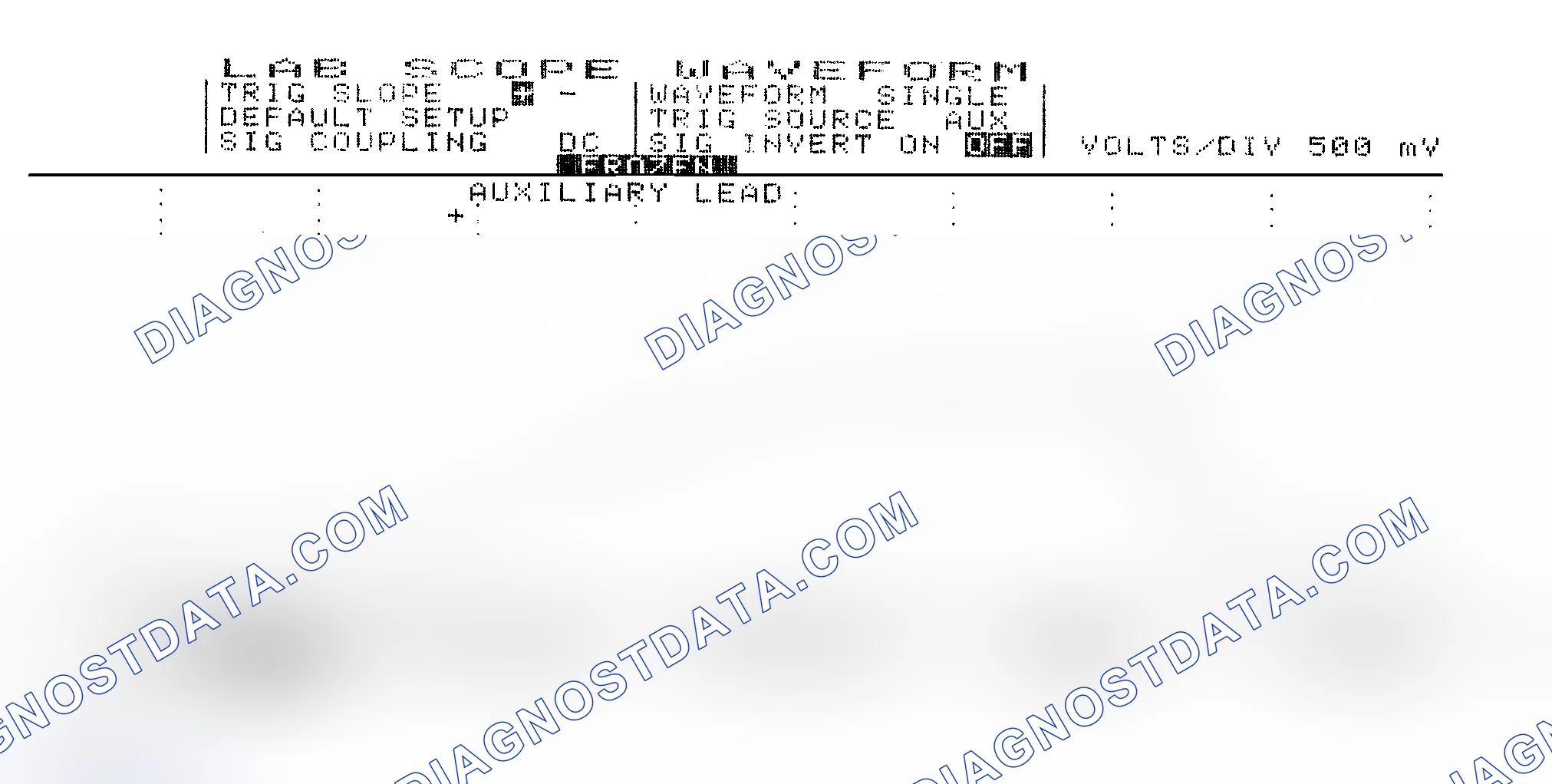 Scheme 14: Single Injector w/Excessive Current Flow - Current Pattern