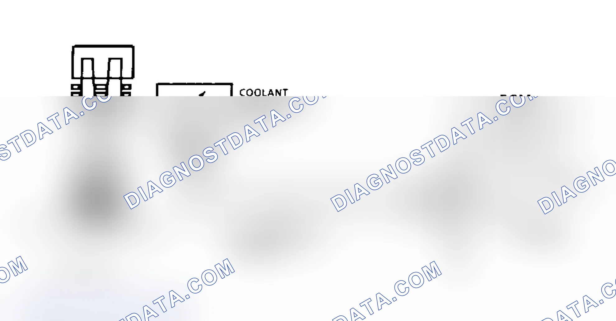 Scheme 52: Code 14 Schematic (3.1L) Coolant Temperature Sensor Signal Voltage Low (High Temp. Indicated)