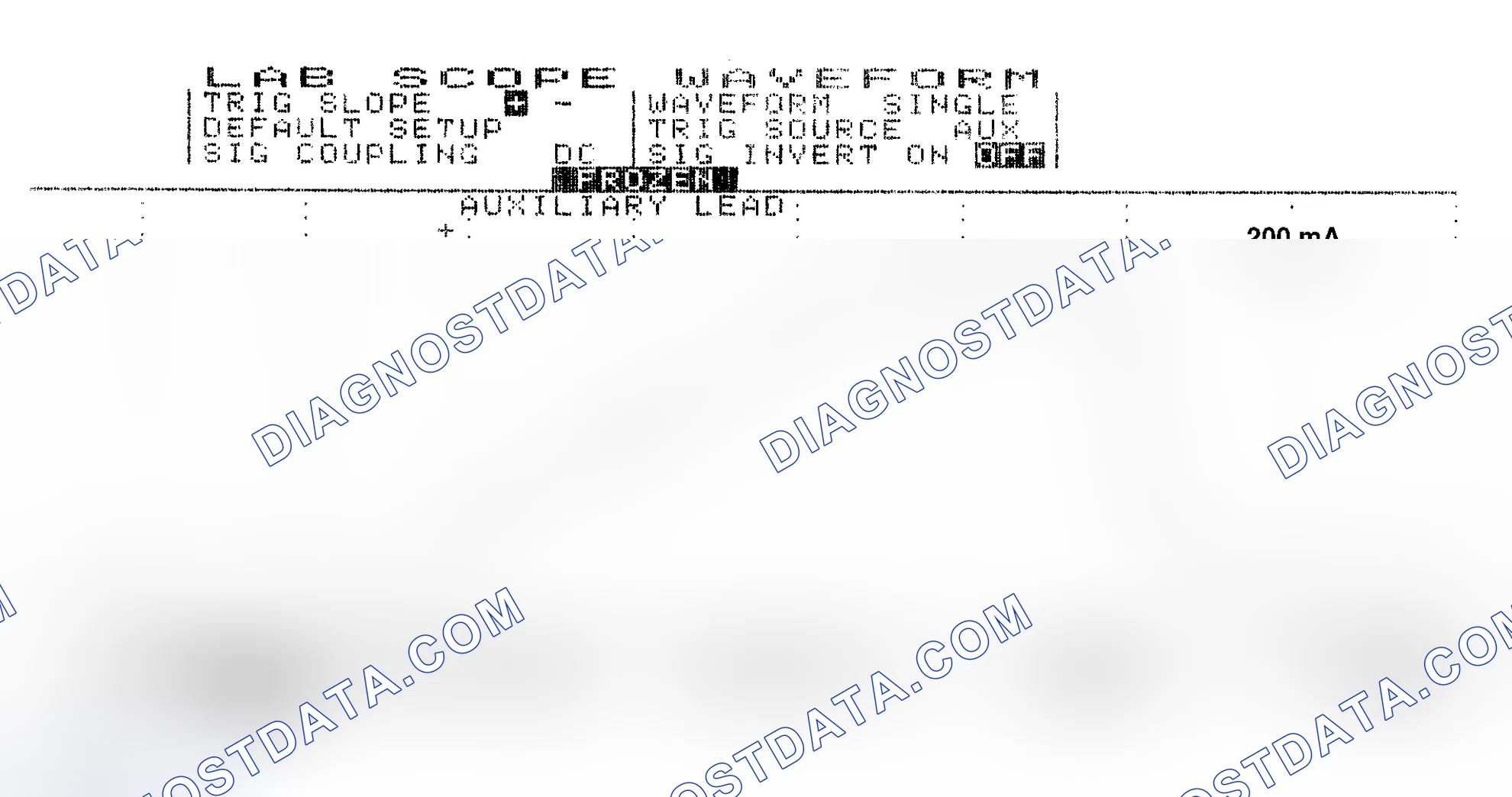 Scheme 13: Single Injector w/Normal Current Flow - Current Pattern