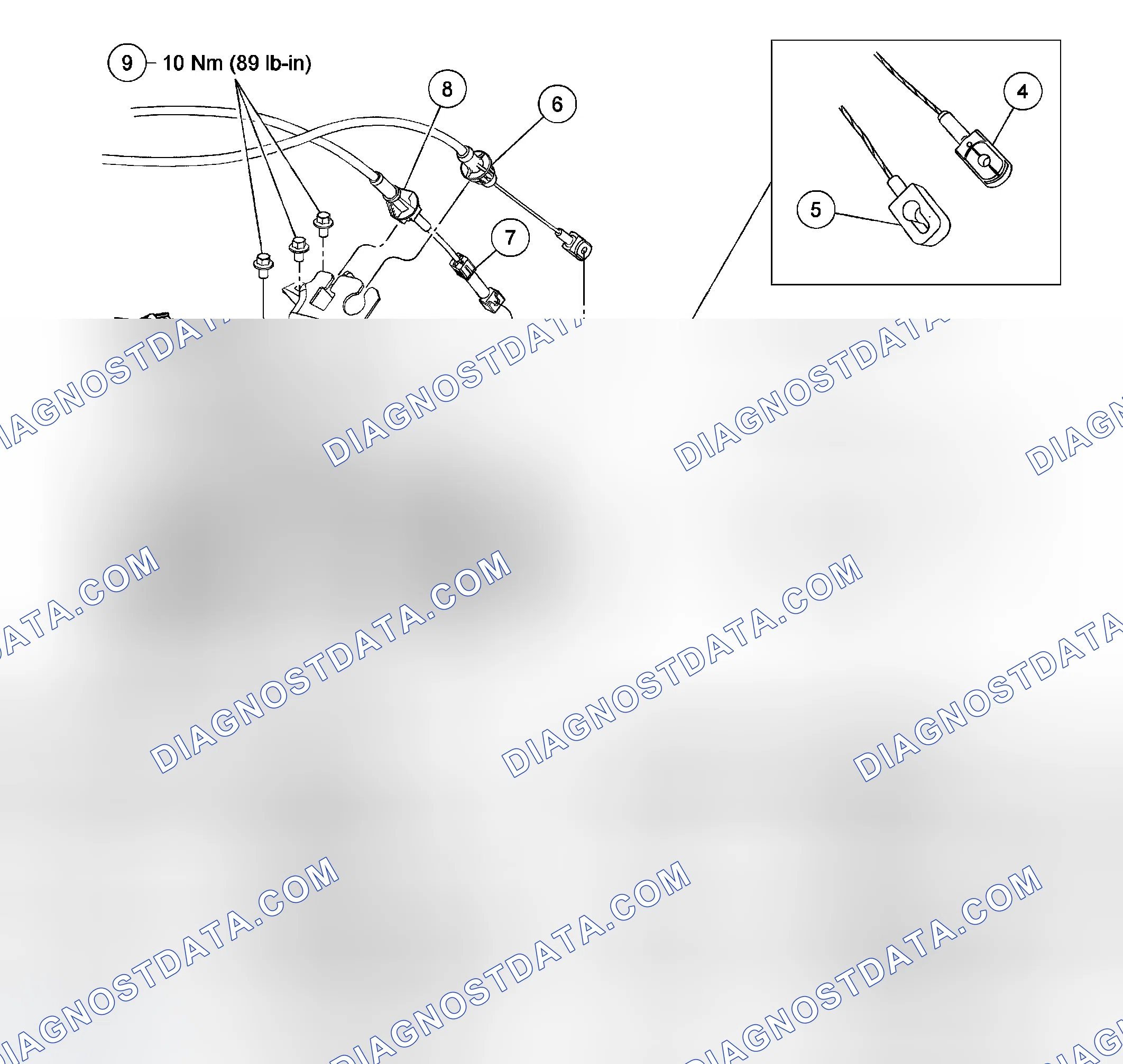 Scheme 1: Accelerator Cable - 2.3L