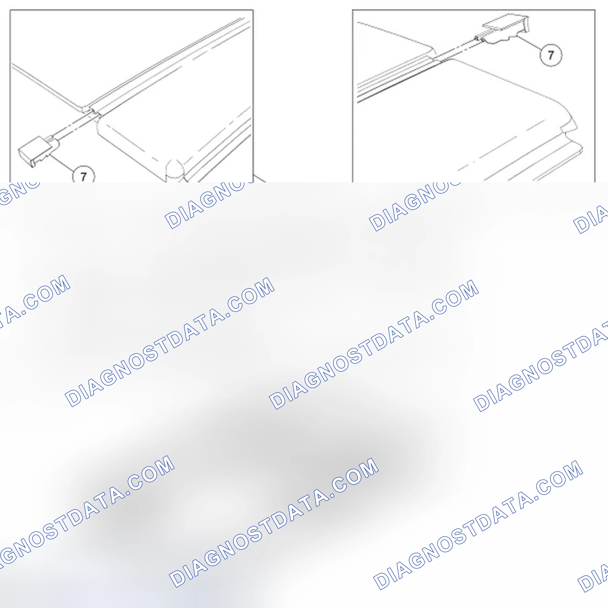Scheme 1: Roof Opening Panel - Exploded View
