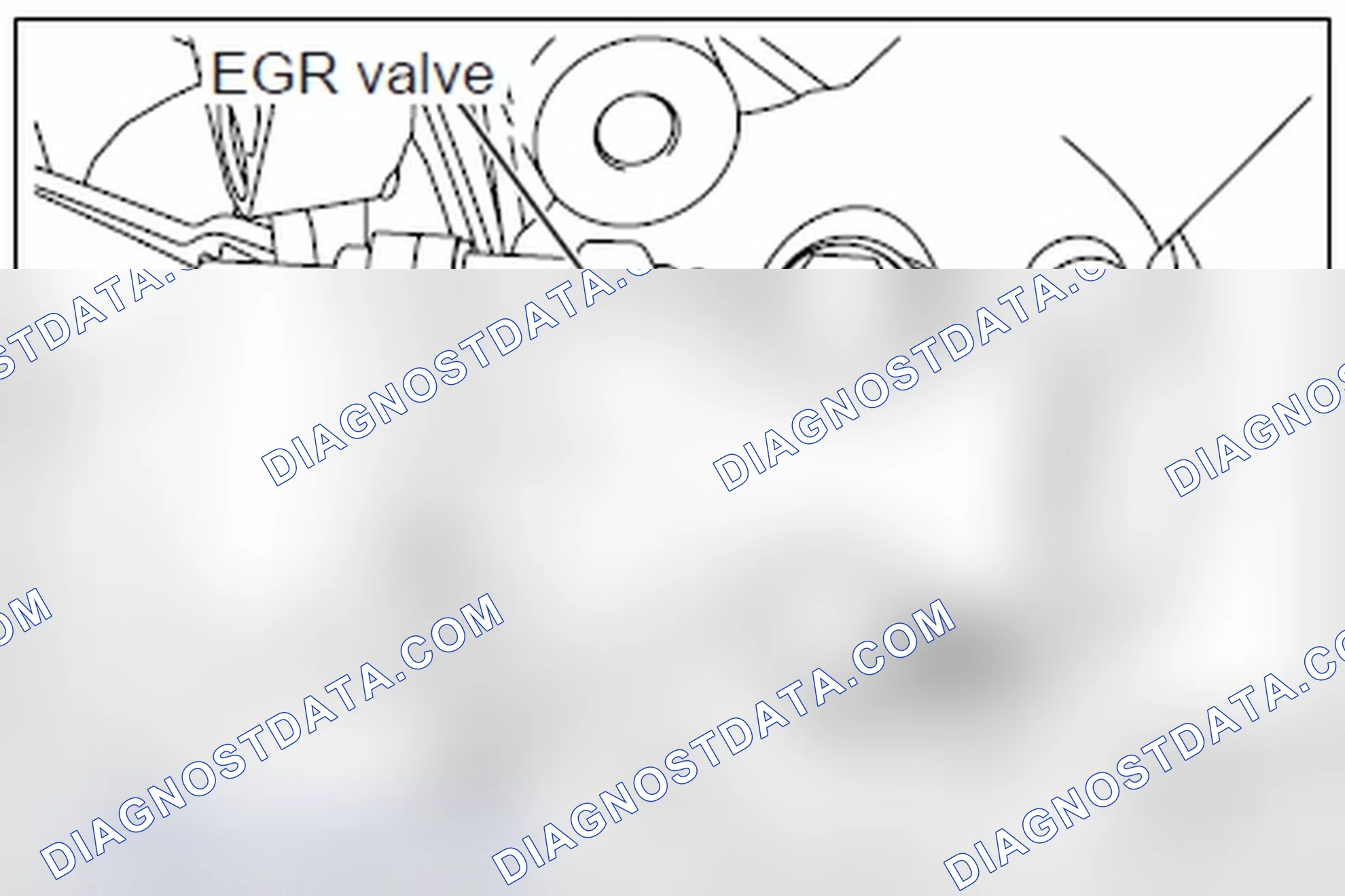 Scheme 20: >> B << EGR VALVE GASKET INSTALLATION
