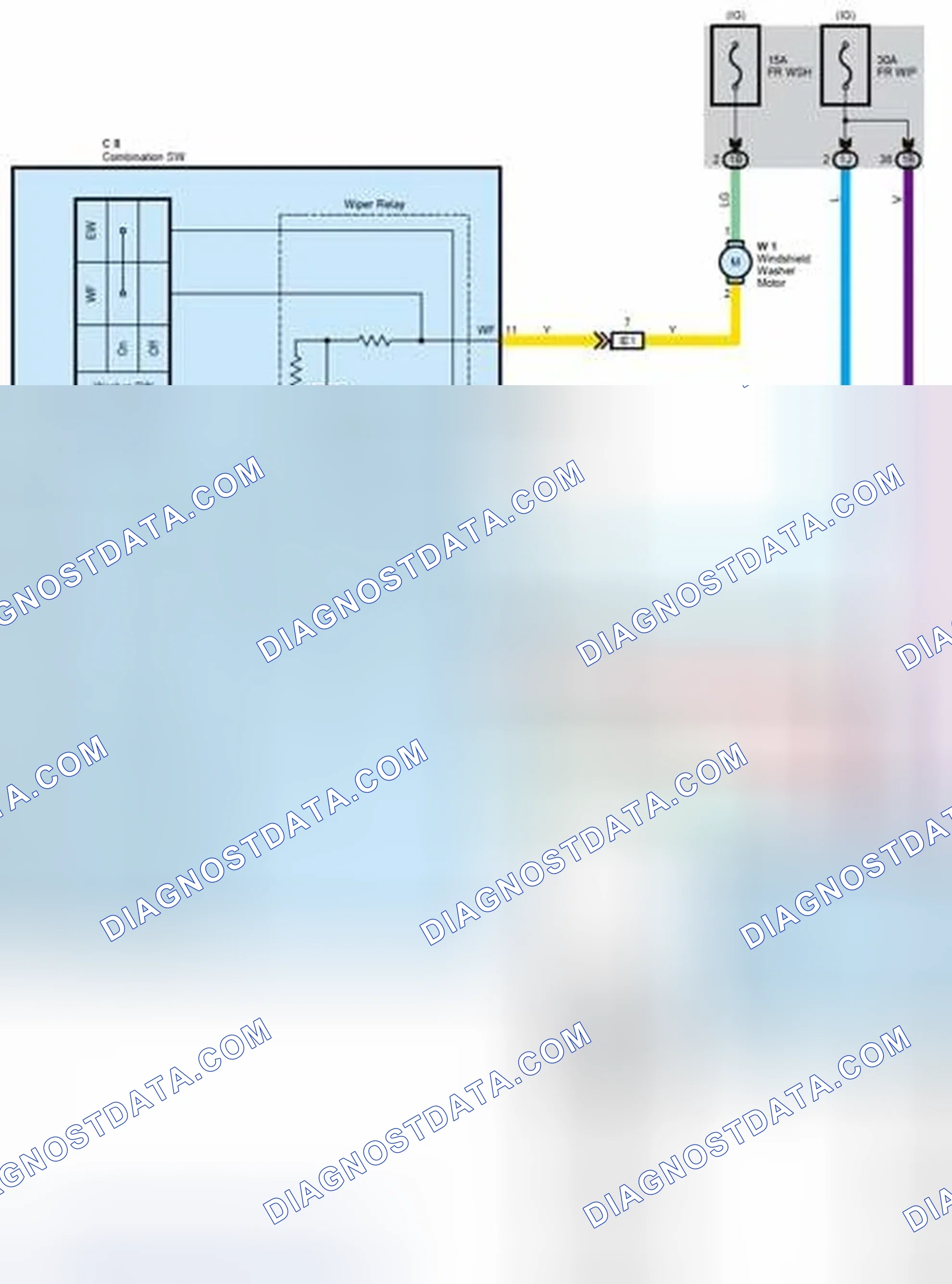 Scheme 42: Front Wiper and Washer