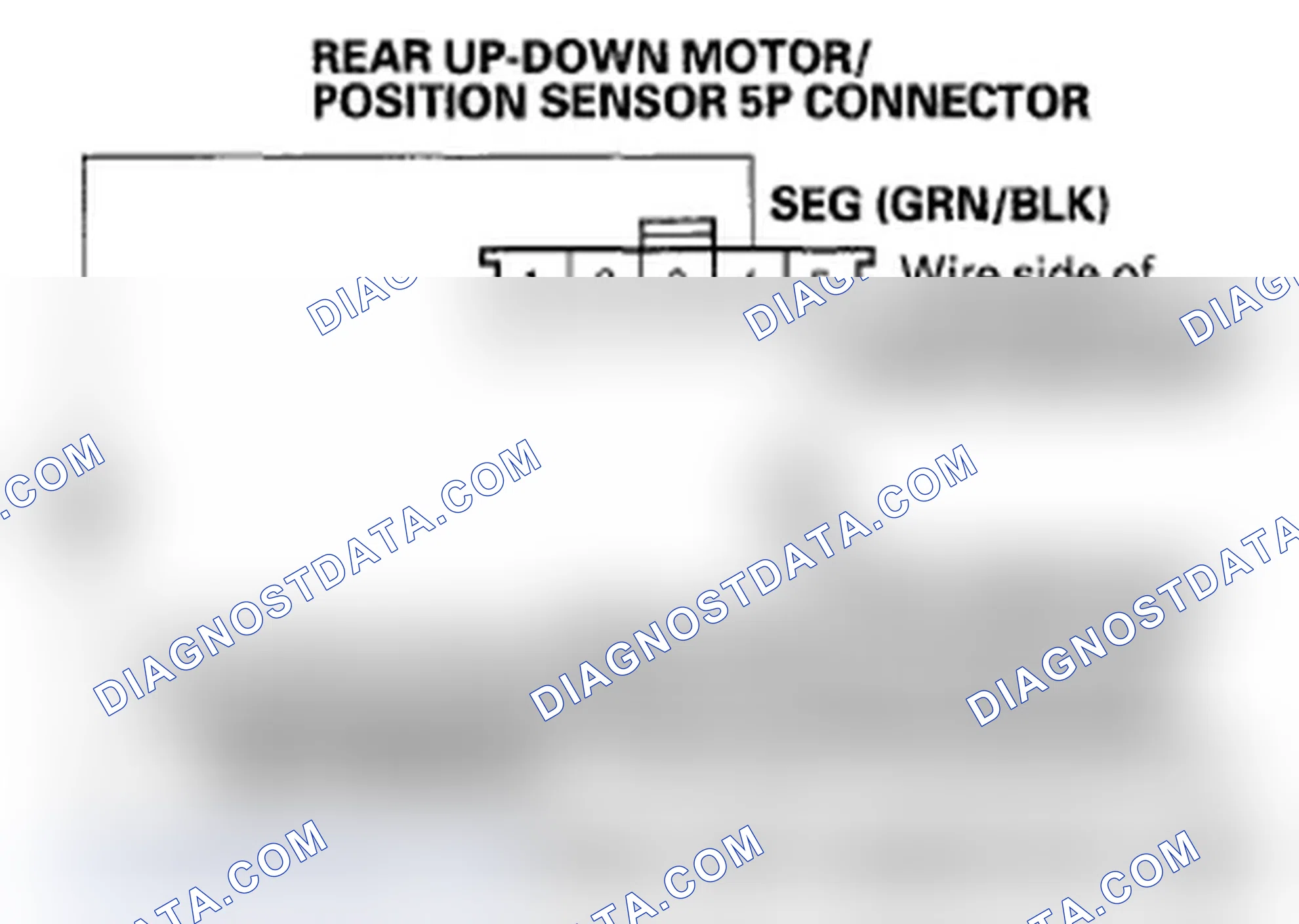Scheme 38: DTC B1827: Power Seat Rear Up-down Motor Pulse Error ('06 model)