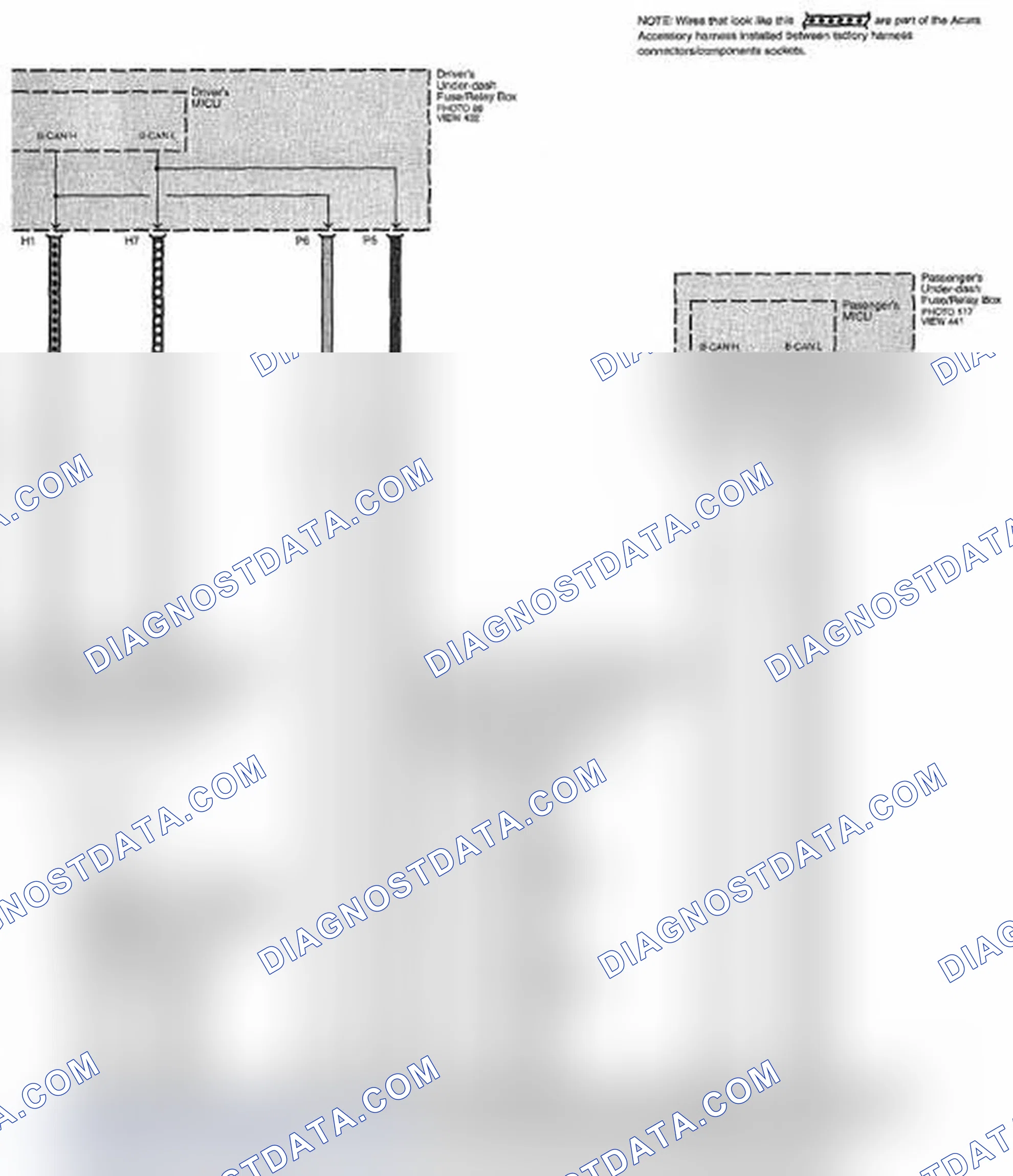 Scheme 133: Remote Starting System (Acura Accessory) - Without Keyless Access (Page 21-11)