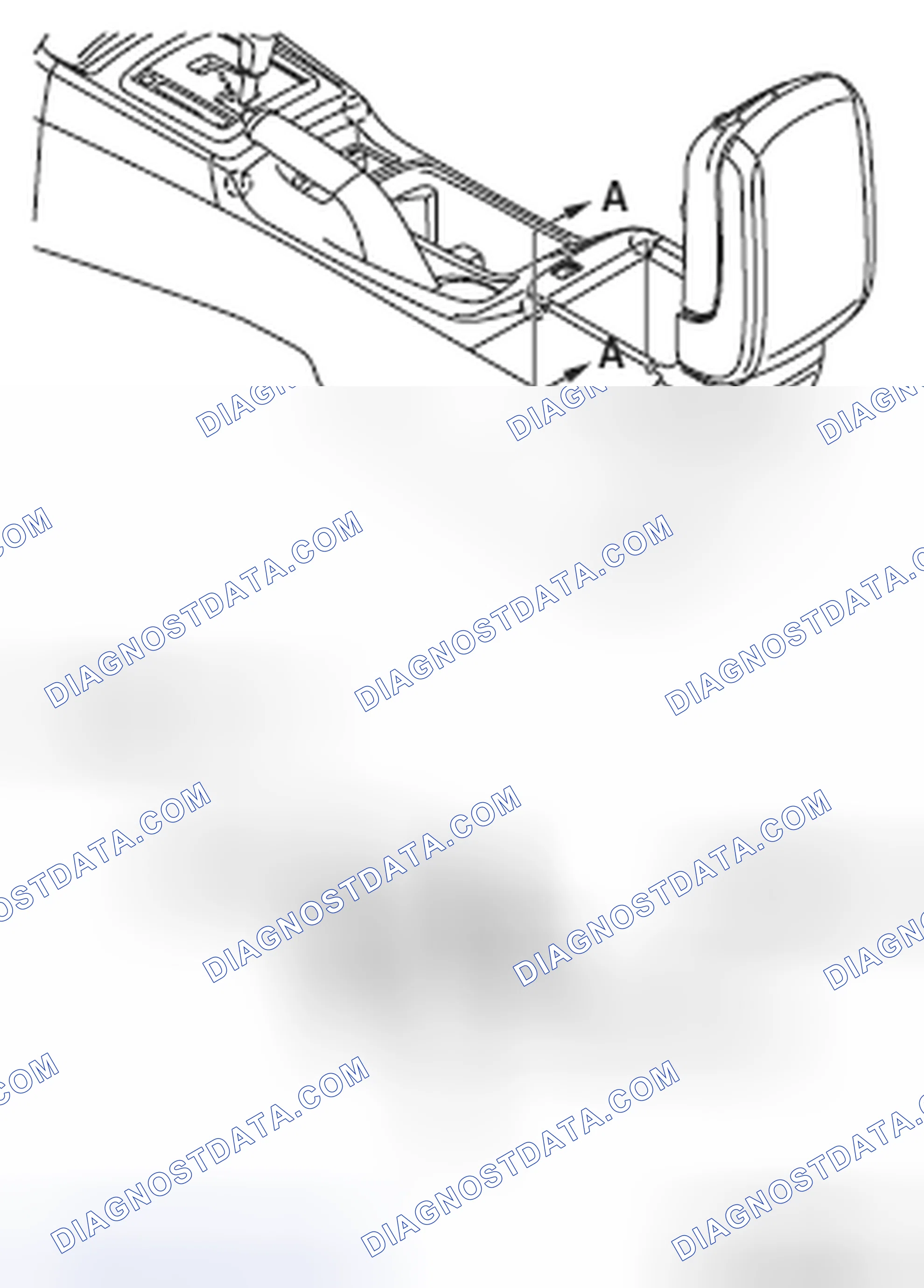 Scheme 24: >> A << FLOOR CONSOLE BOX CUP HOLDER REASSEMBLY