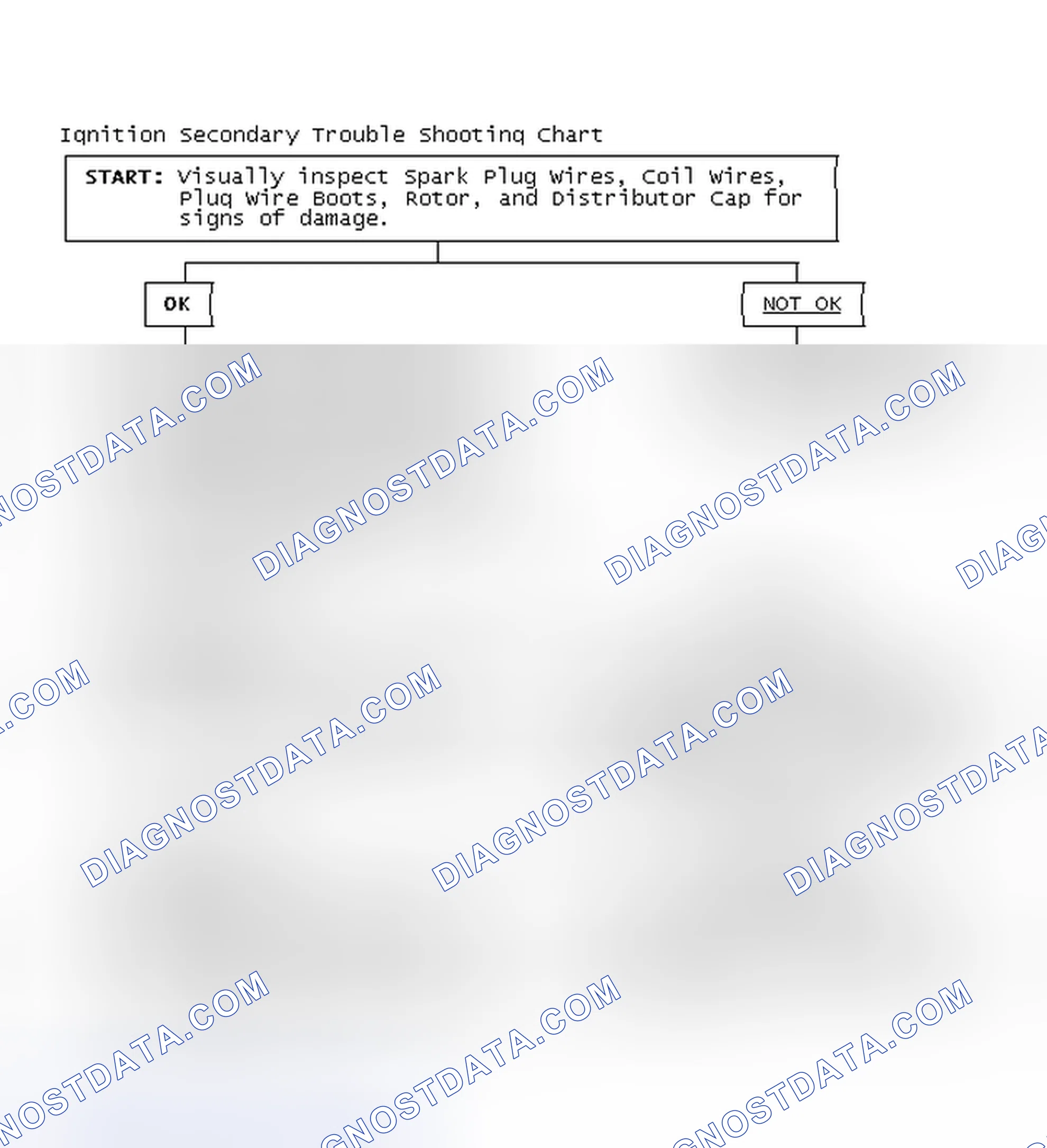 Scheme 1: Ignition Secondary Trouble Shooting Chart