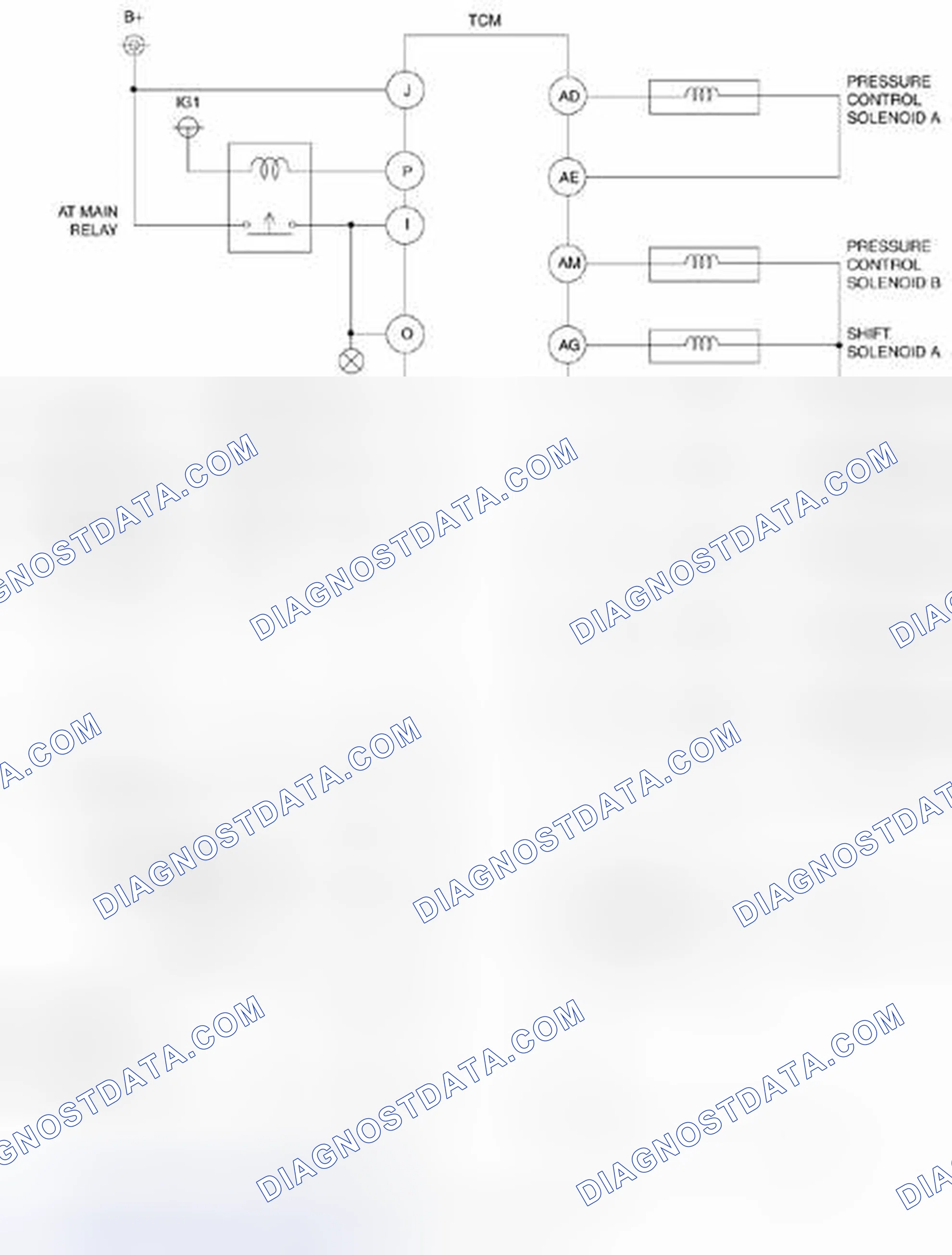 Scheme 616: Automatic Transaxle On-Board Diagnostic System - Wiring Diagram