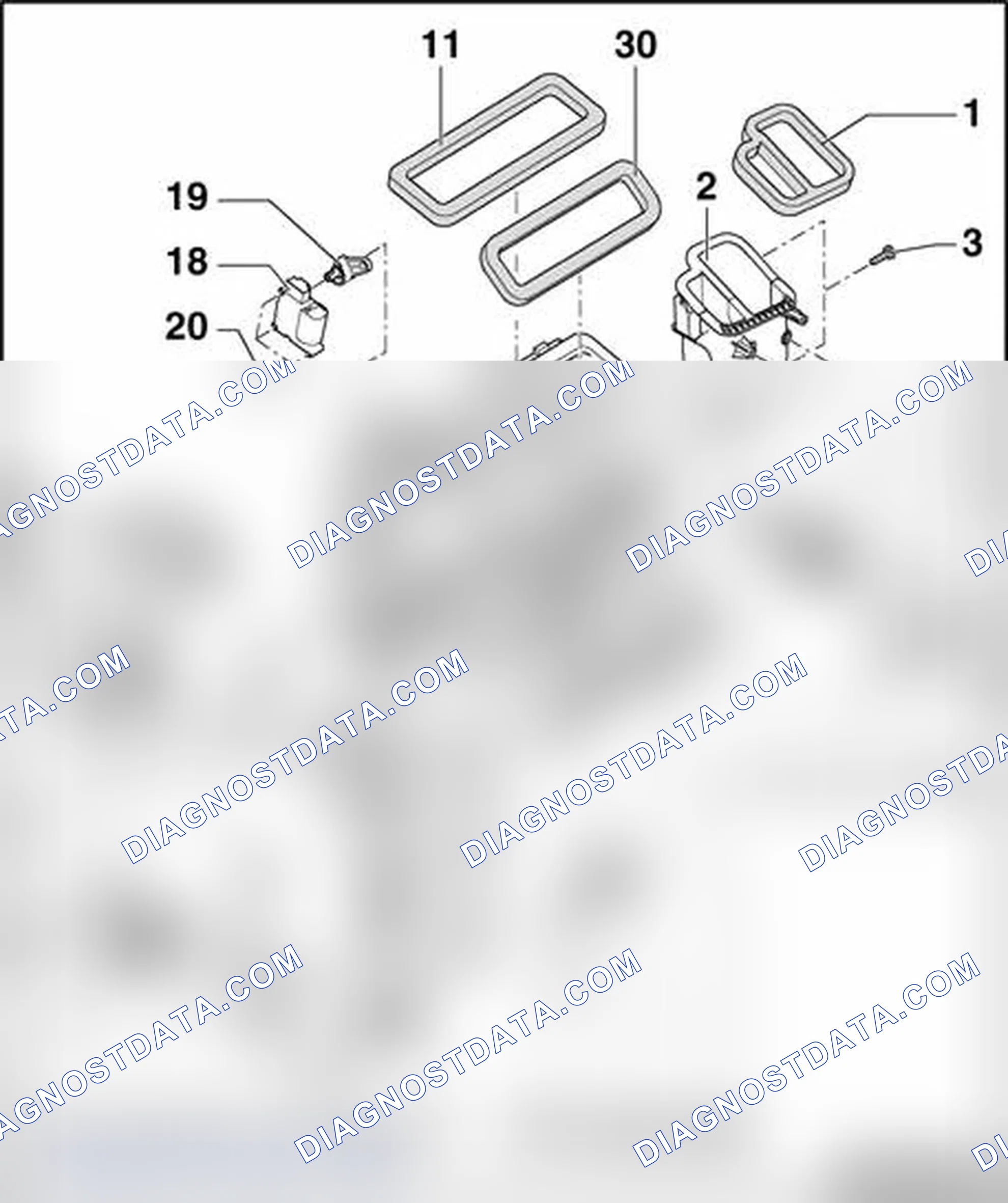 Scheme 188: Air distributor housing, disassembly and reassembly