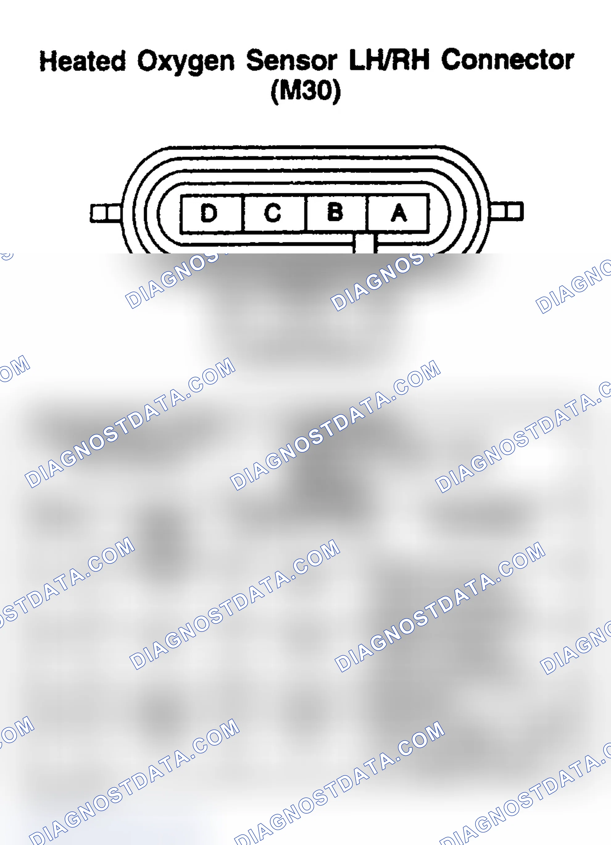 Scheme 177: HEATED OXYGEN SENSOR LH/RH (M30)