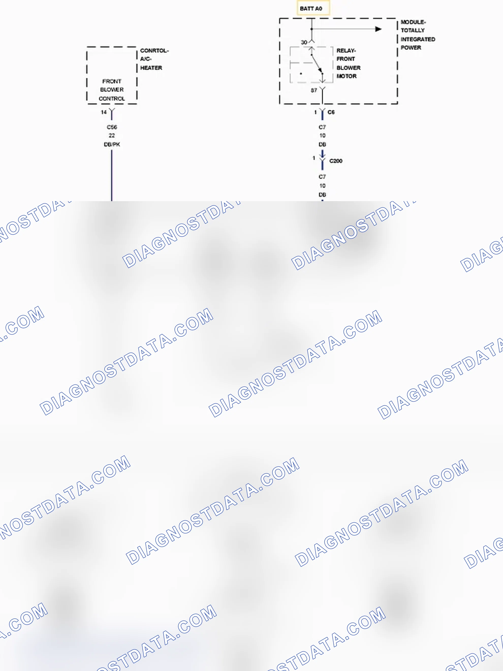 Scheme 5: B10E8-14-BLOWER MOTOR CONTROL - CIRCUIT SHORT TO GROUND OR OPEN