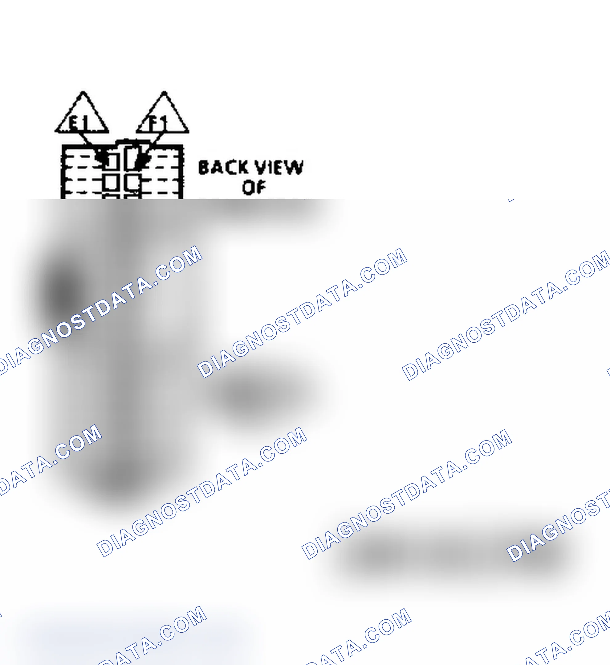 Scheme 6: VCM Terminal E-F Connector - Blue (3 Of 4) ("C" & "K" Series 4.3L, 5.0L & 5.7L With 4L60-E A/T)