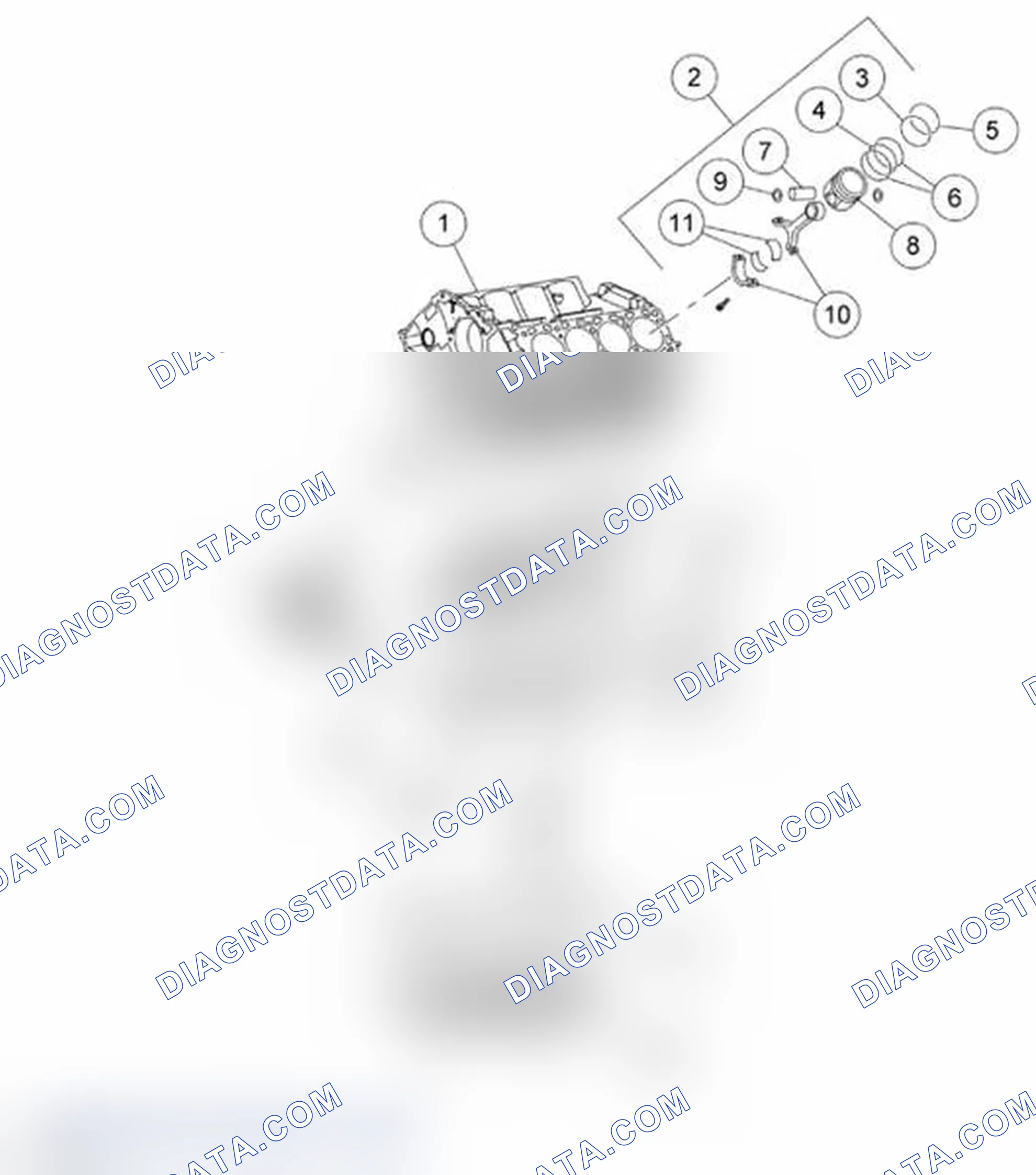 Scheme 662: 5.4L (2V) Engine - Lower End