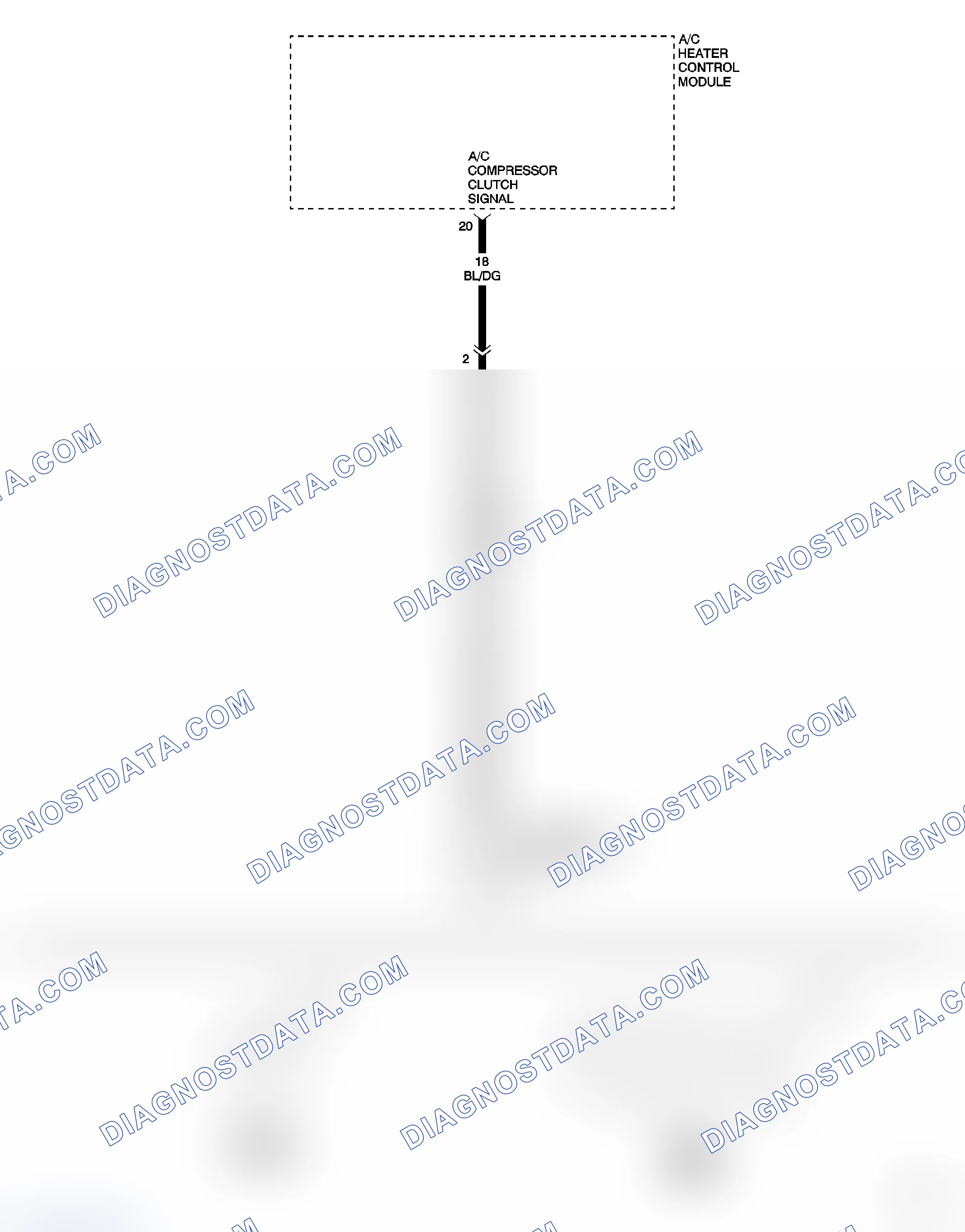 Scheme 61: A/C COMPRESSOR CLUTCH CIRCUIT