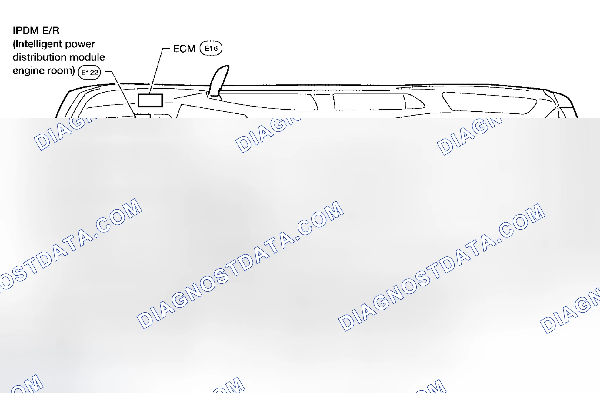 Scheme 180: COMPONENT PARTS AND HARNESS CONNECTOR LOCATION