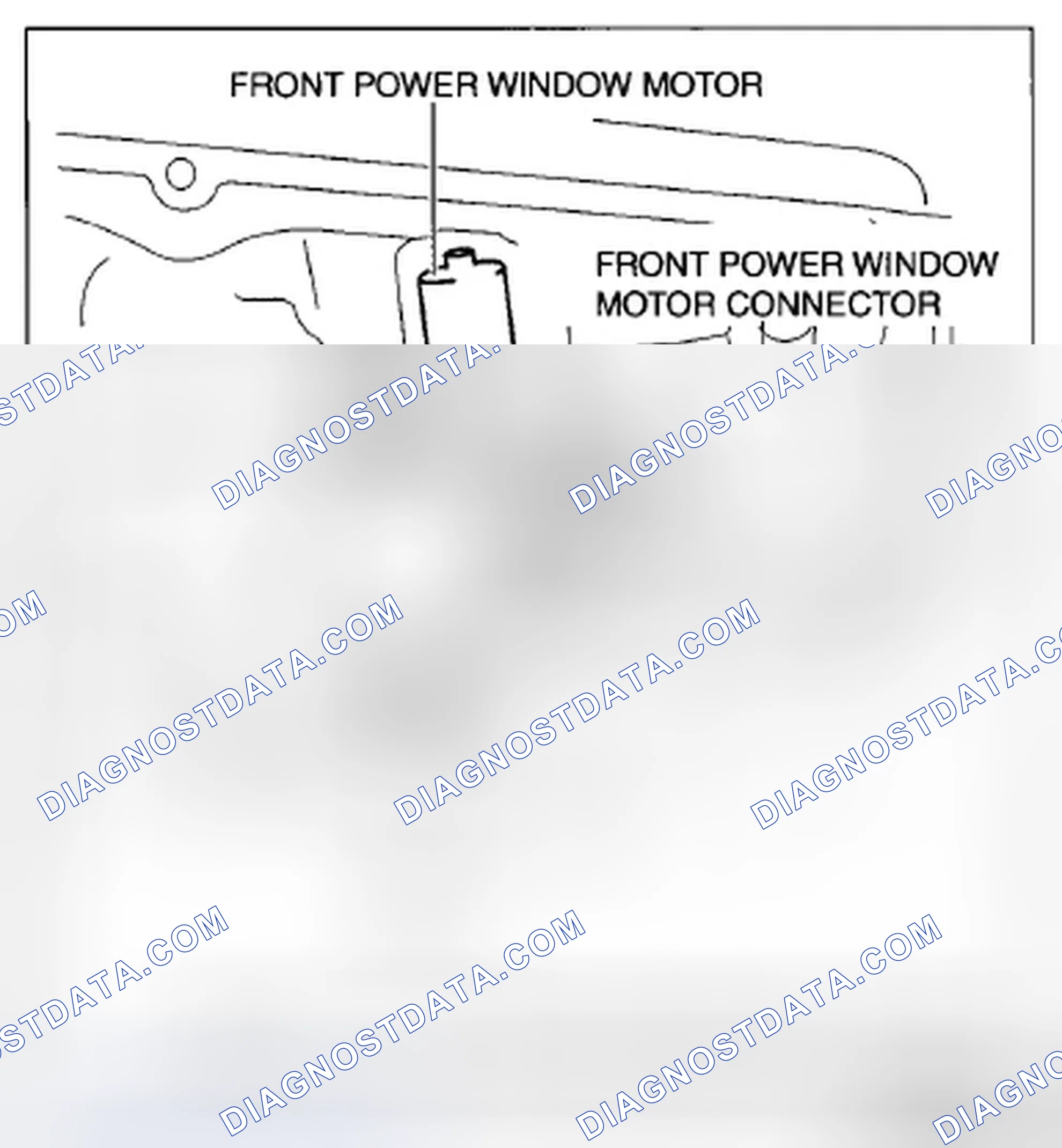 Scheme 91: Front Power Window Motor