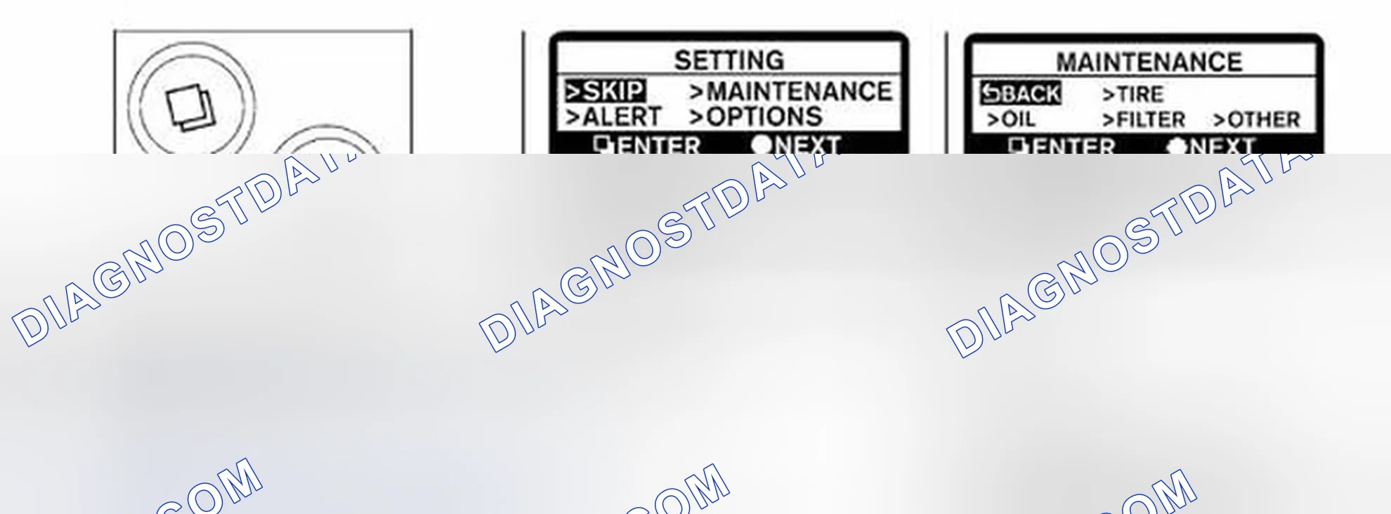 Scheme 15: MAINTENANCE REMINDER DISPLAY RESET - PROCEDURE 11