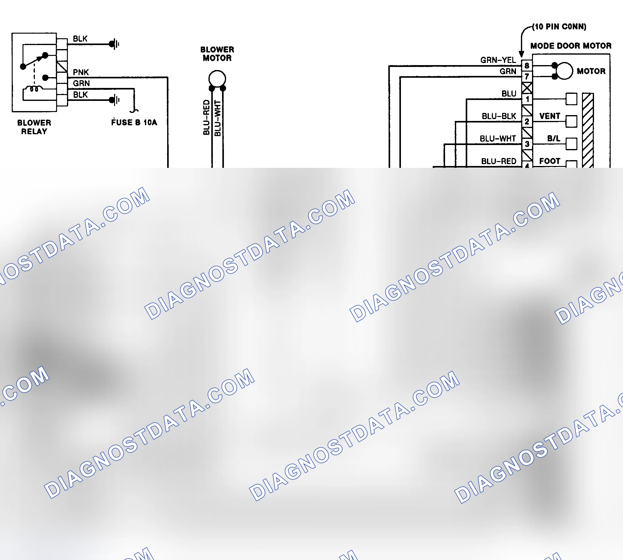 Fig. 8: Heater System Wiring Diagram (240SX)