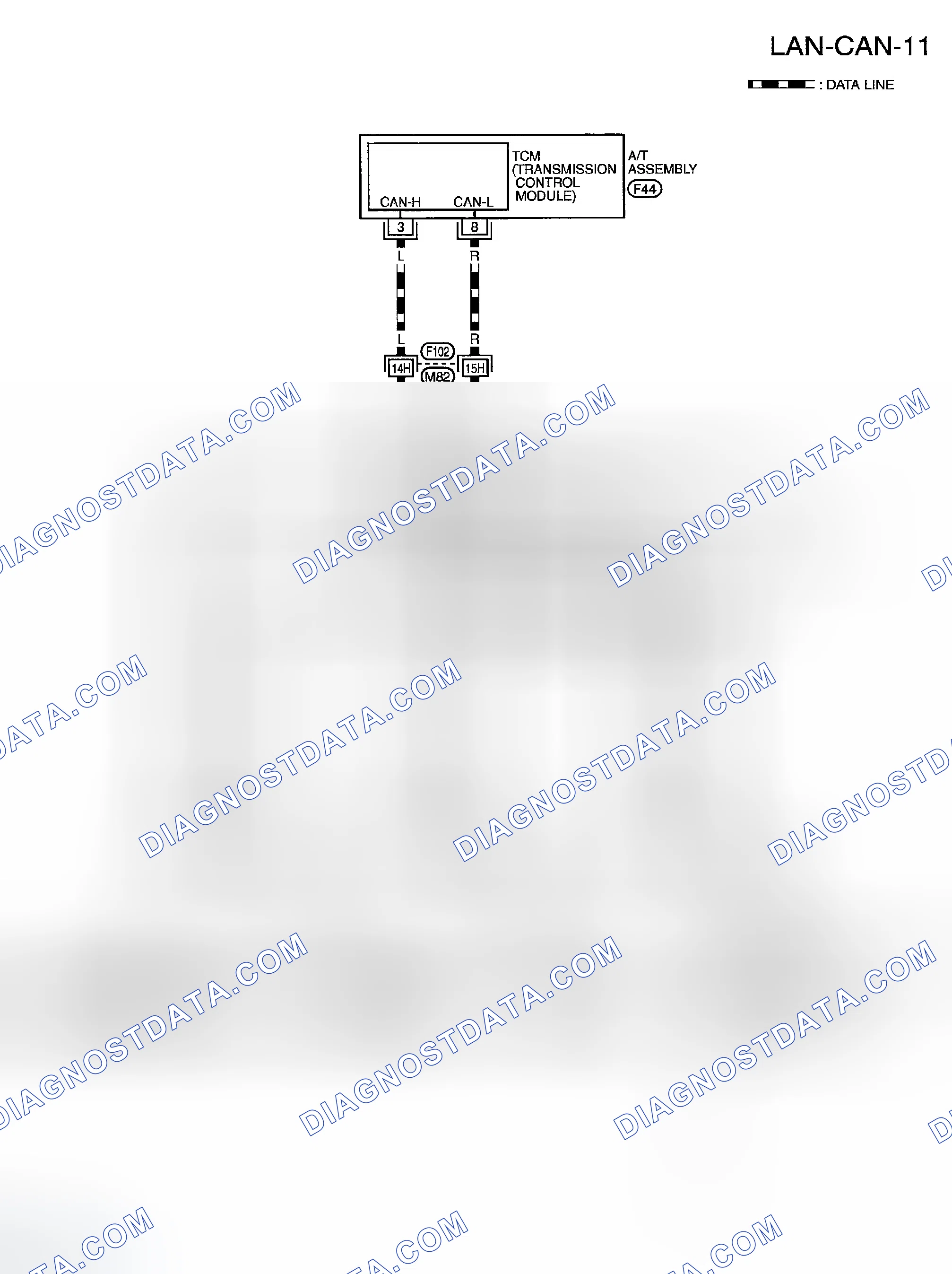 Scheme 285: WIRING DIAGRAM - CAN