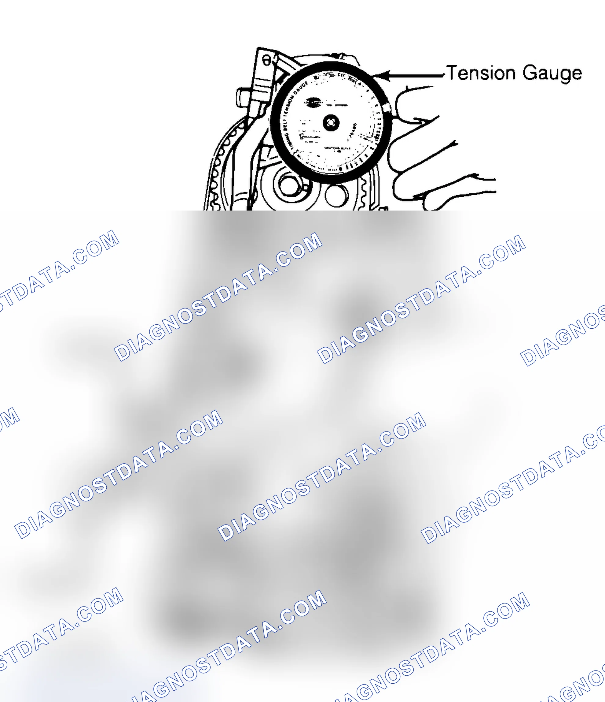 Scheme 28: Adjusting Typical Timing Belt Tension