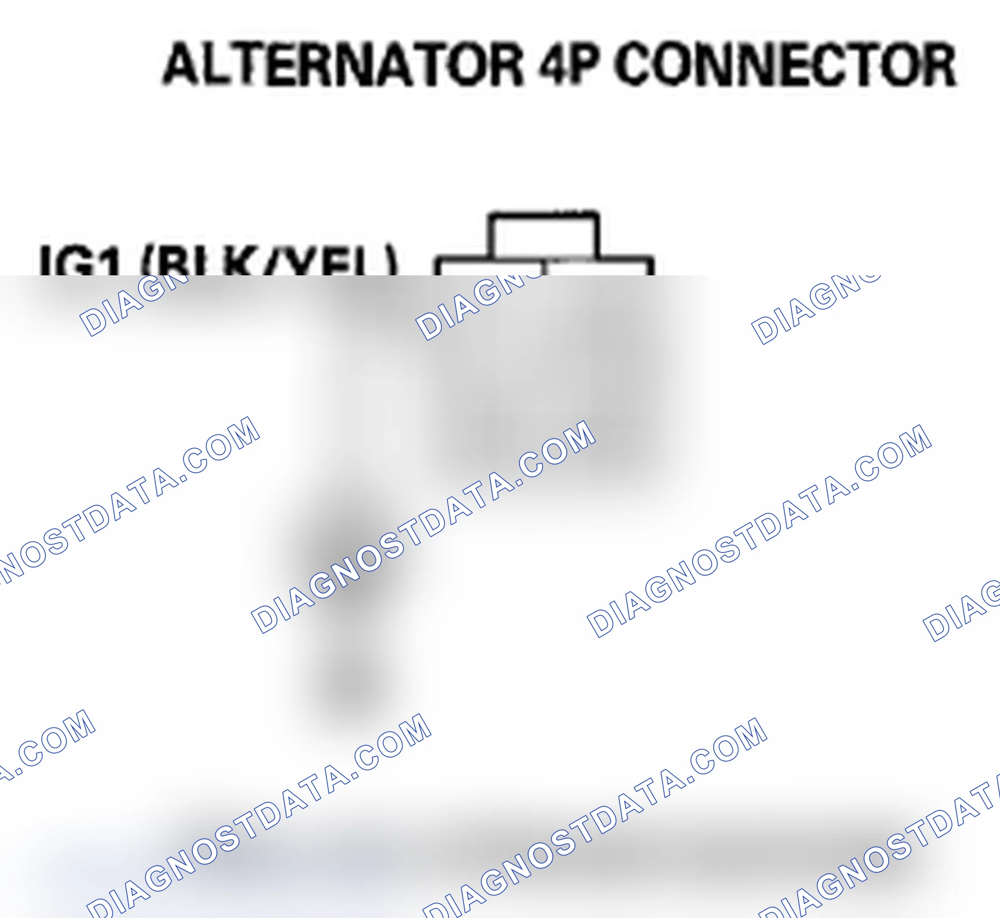 Scheme 446: DTC P16BC: Alternator FR Terminal Circuit/IGP Circuit Low Voltage
