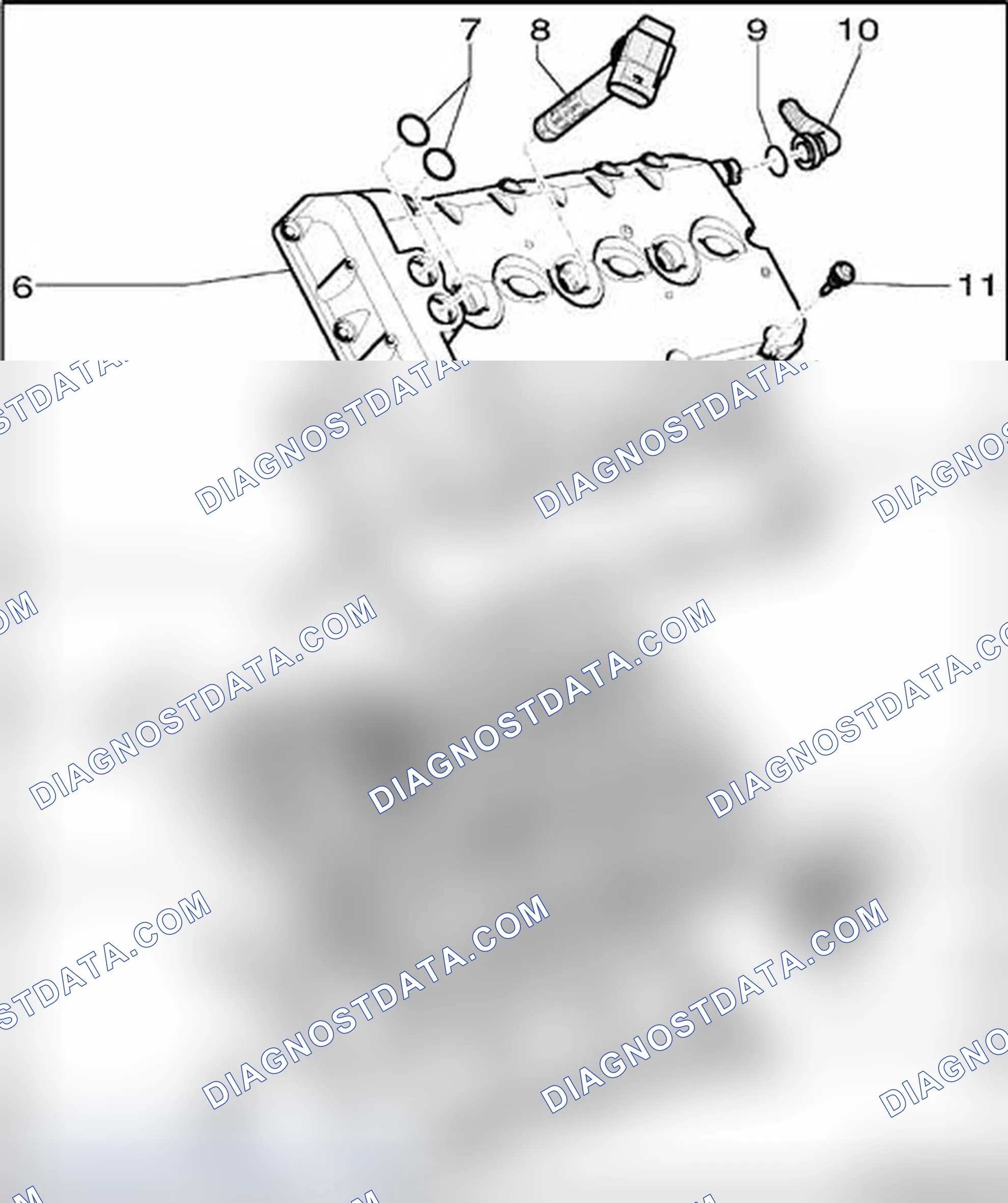 Scheme 508: Cylinder Head, Assembly Overview
