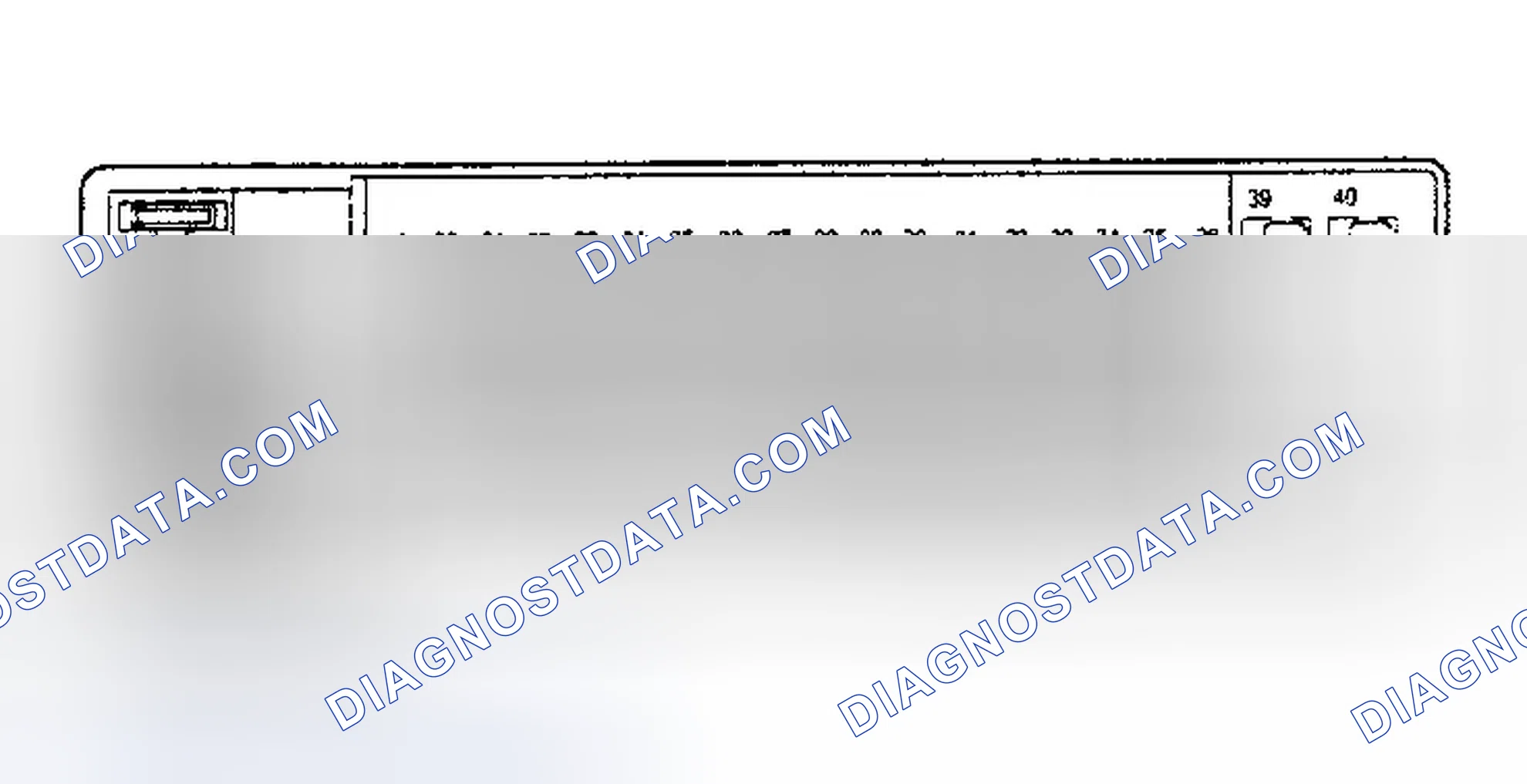 Scheme 1: SUPPLEMENTARY FUSE BOX IDENTIFICATION