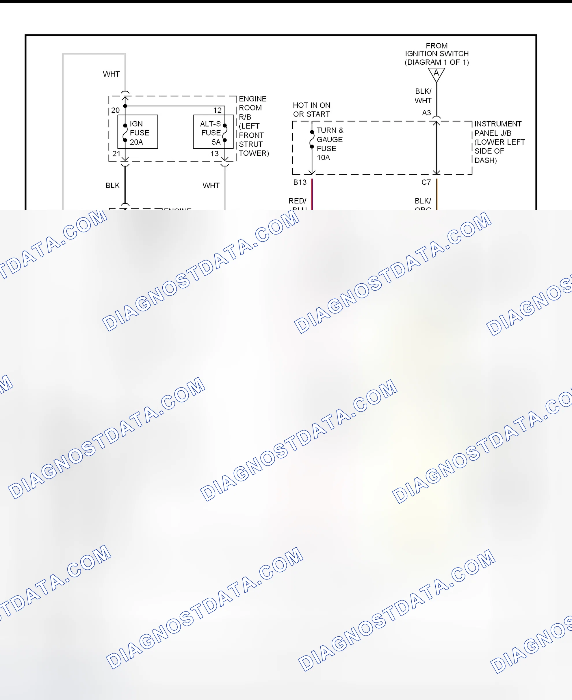 Scheme 11: Charging System Wiring Diagram (RAV4)