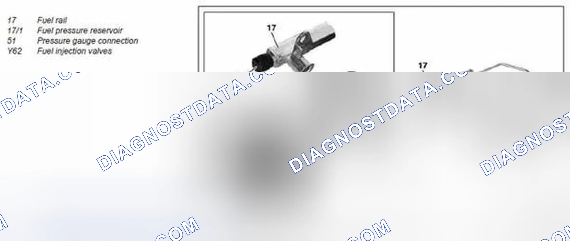 Scheme 87: Component description for fuel injection valves - GF07.03-P-6010V