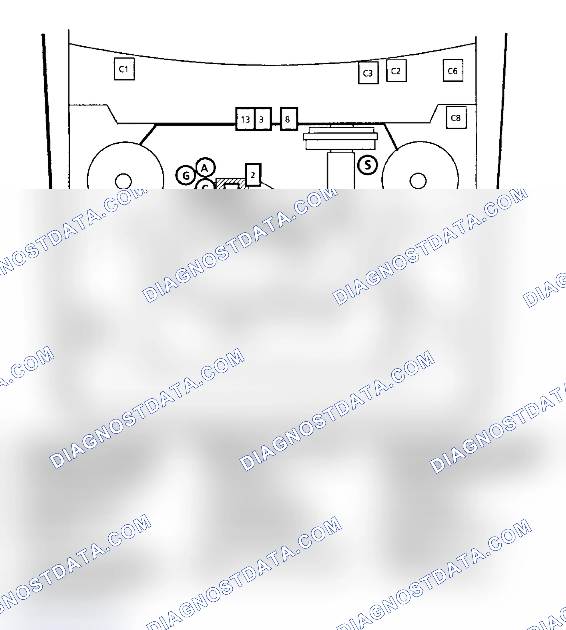 Scheme 508: TBI Component Locations, N Body 2.5L (VIN U)