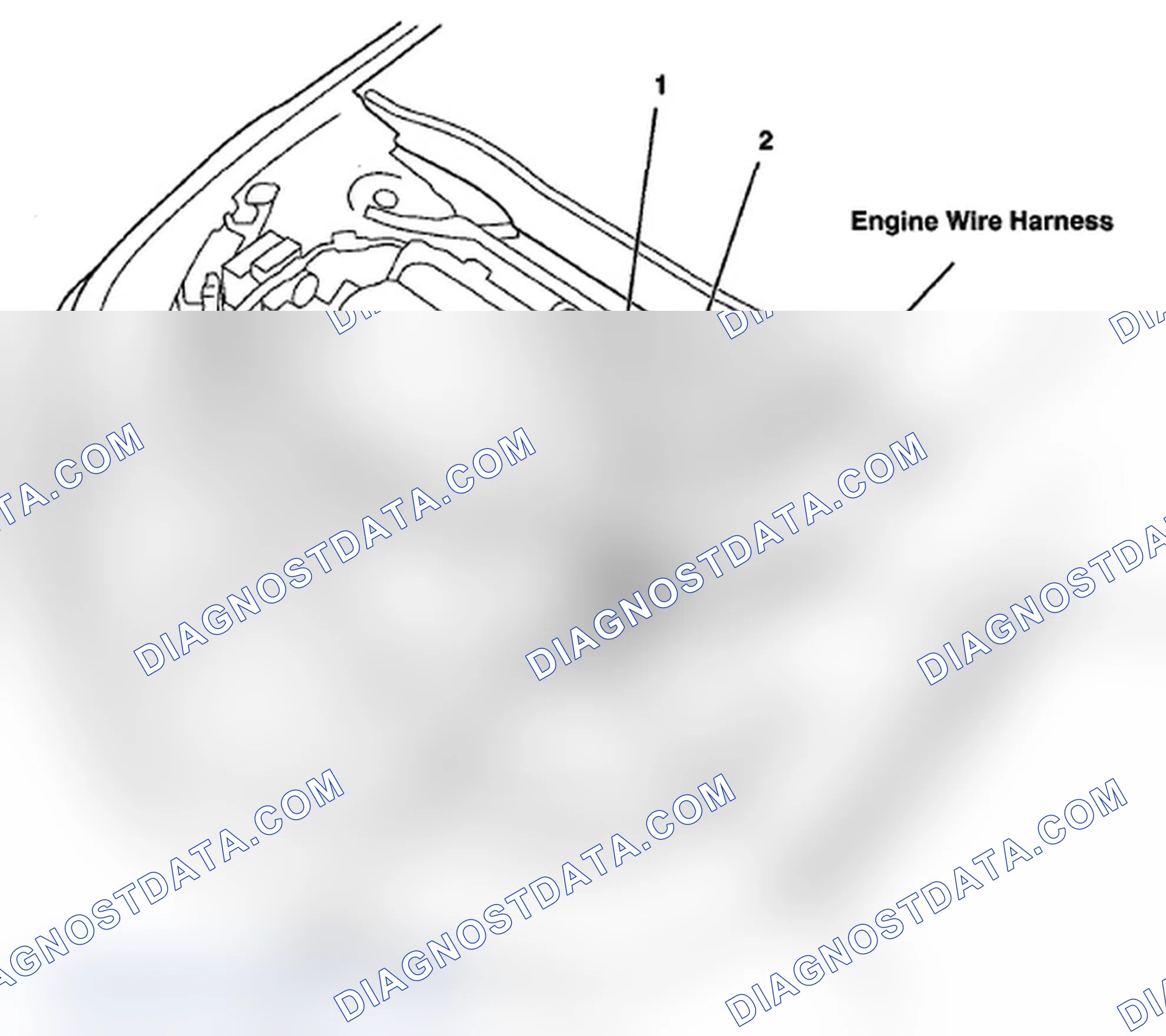 Scheme 516: Identifying Engine Wire Harness (Page 203-15)