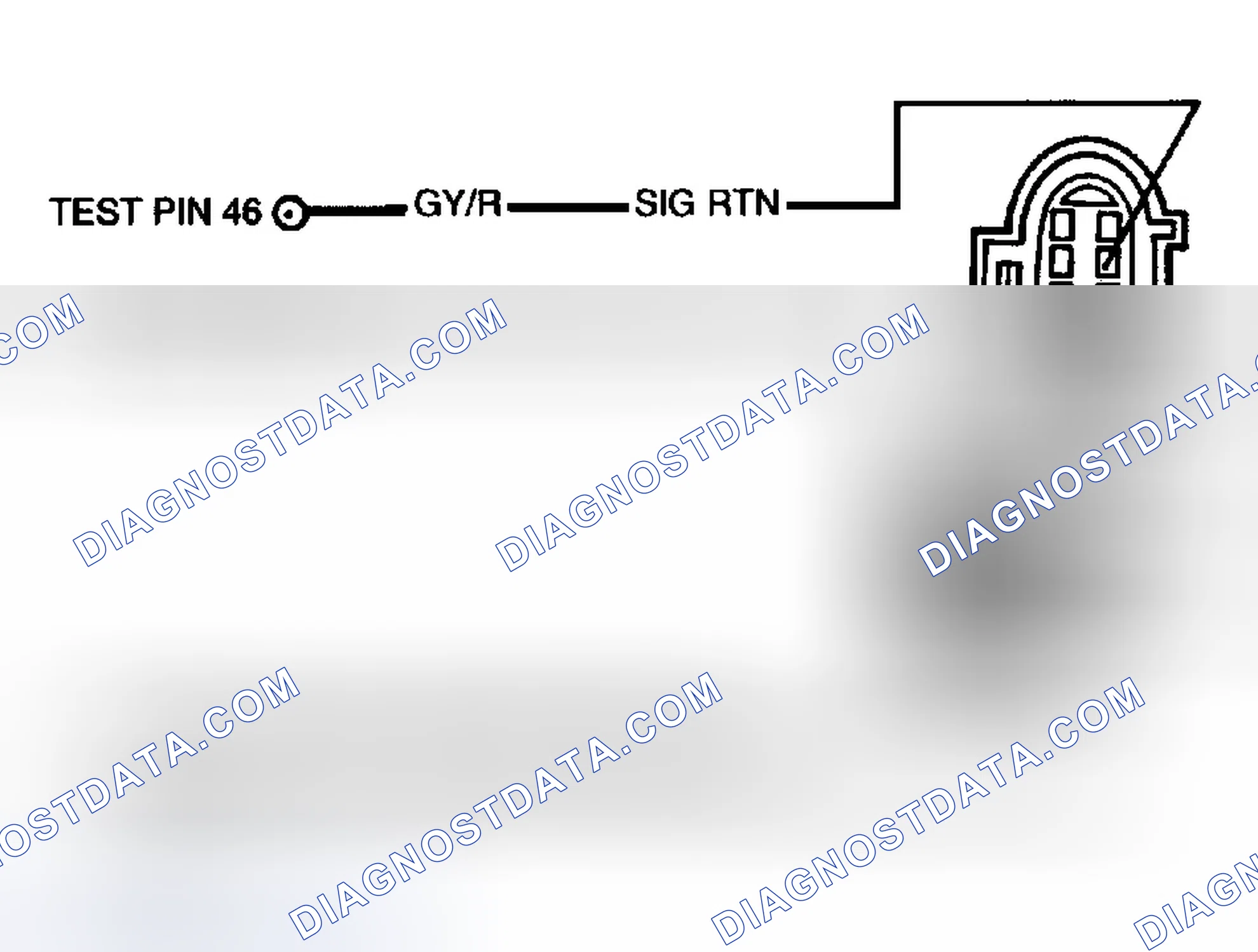 Scheme 33: TR Sensor Connector Terminals (4R70W Transmission)