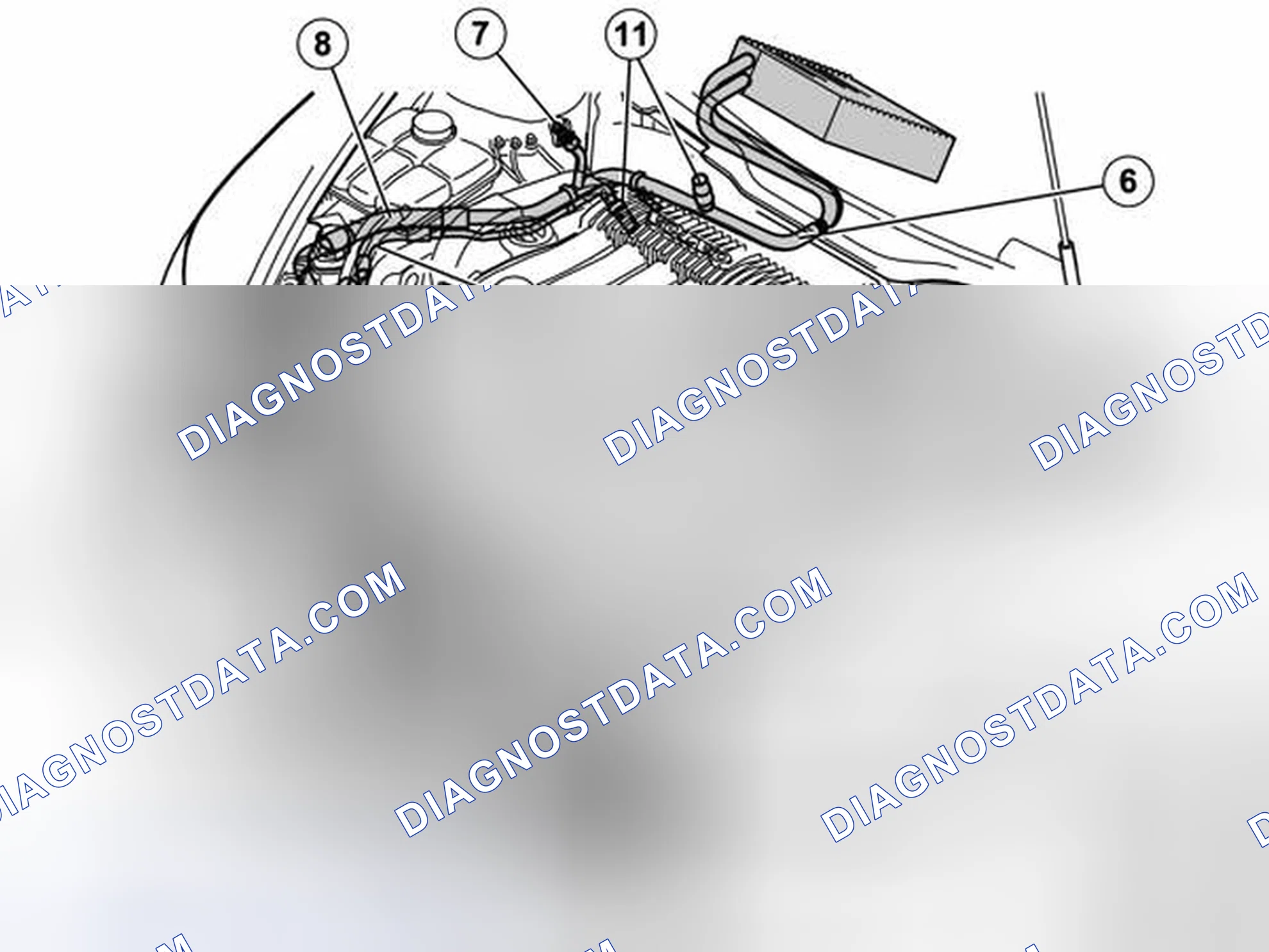 Scheme 142: LOCATING COMPONENTS IN THE ENGINE COMPARTMENT