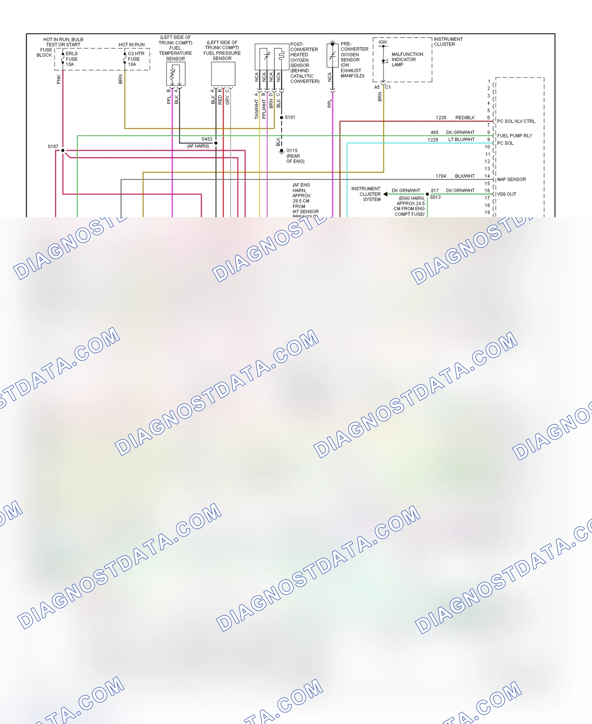 Scheme 37: PCM Wiring Diagram (Cavalier - 2.2L - CNG - 4 Of 4)