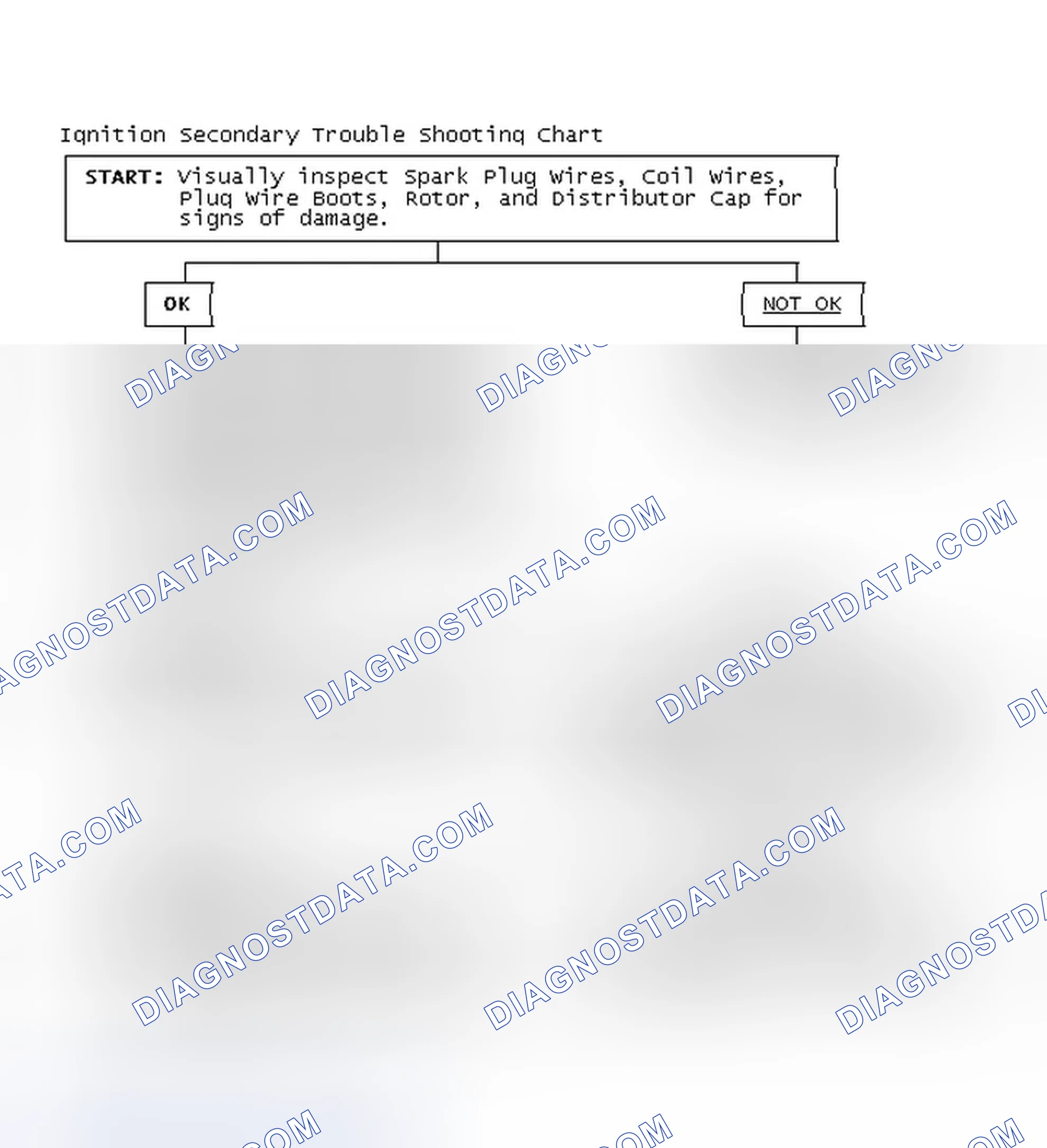 Scheme 1: Ignition Secondary Trouble Shooting Chart