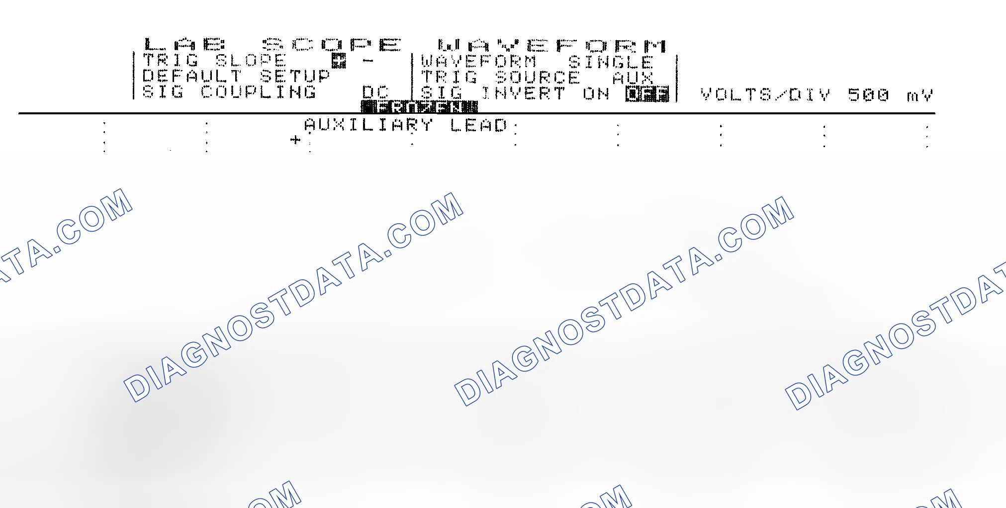 Scheme 14: Single Injector w/Excessive Current Flow - Current Pattern